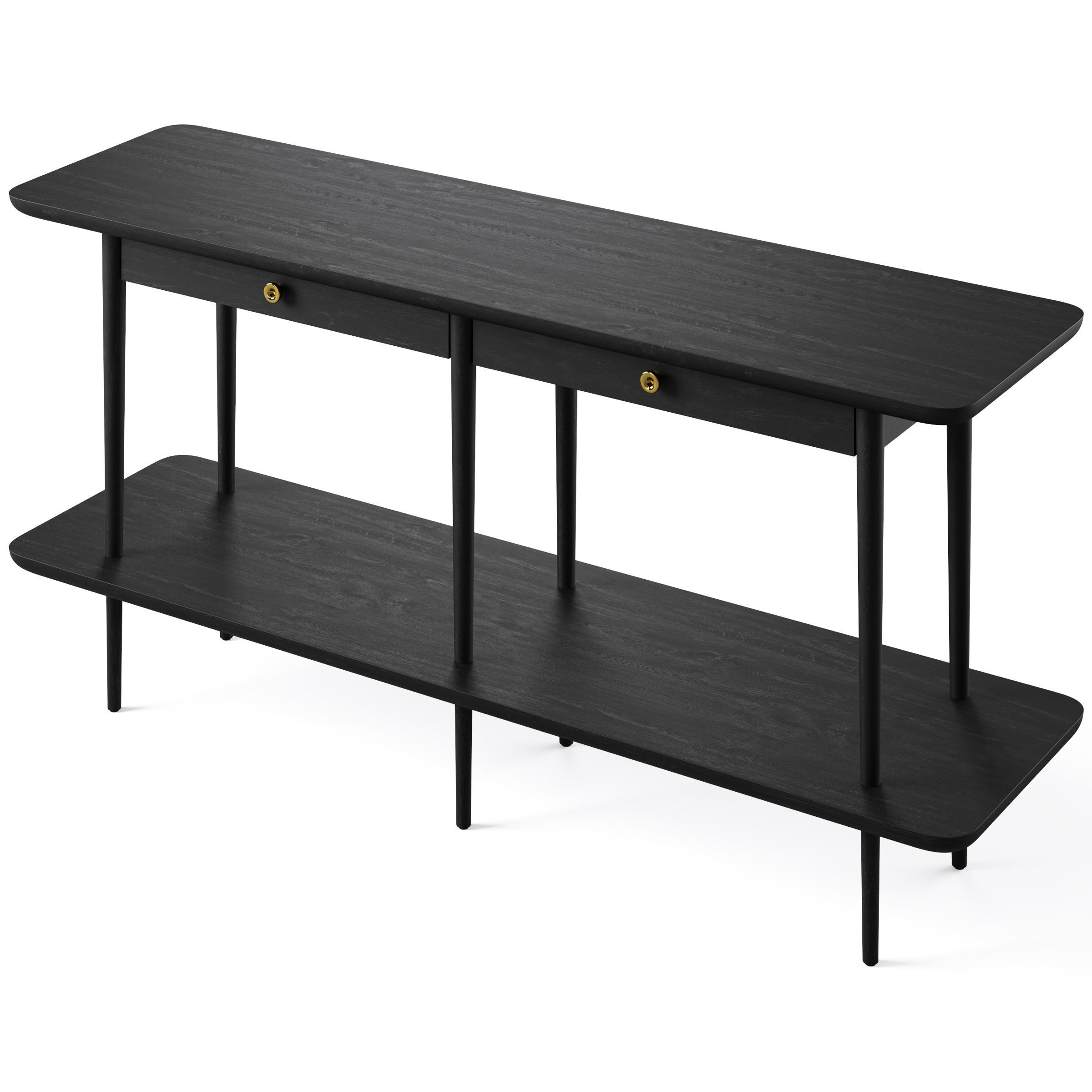 Mickell Storage Console Table 3D model_3