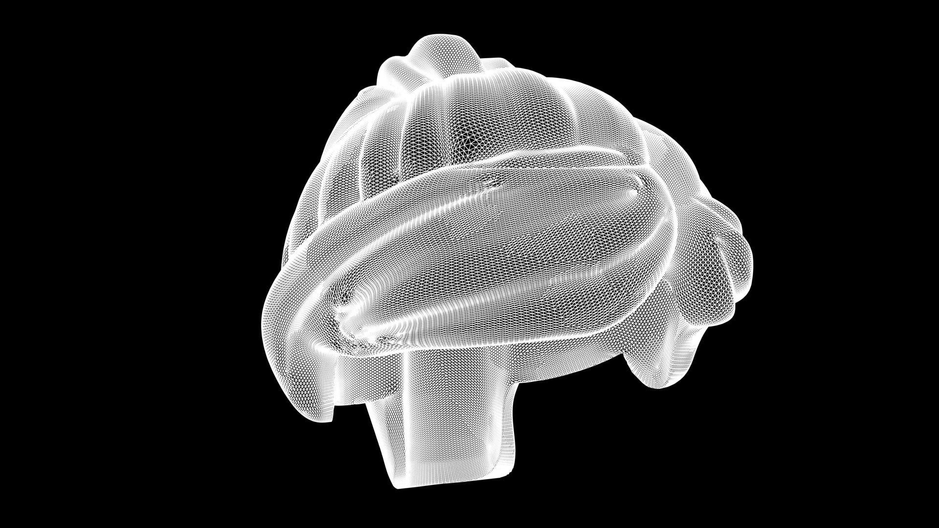 Realsize Lego Minifigure Ponytail Hair For Female Low-poly 3D model_7