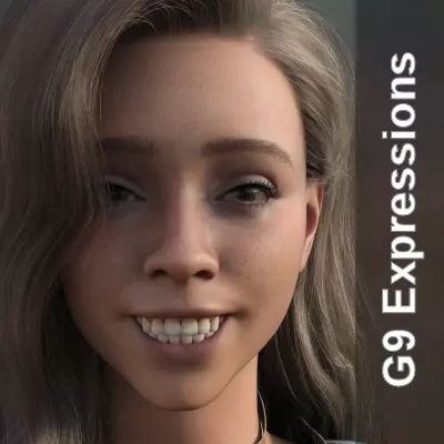 Expressions for Genesis 9 3D model