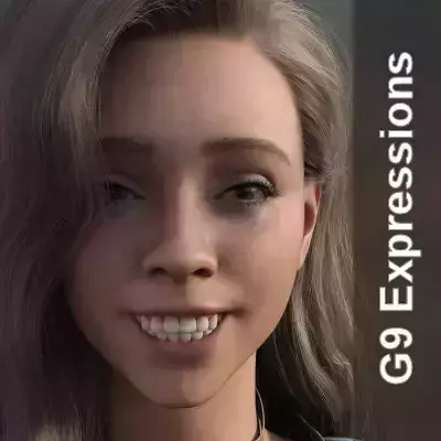 Expressions for Genesis 9 3D model