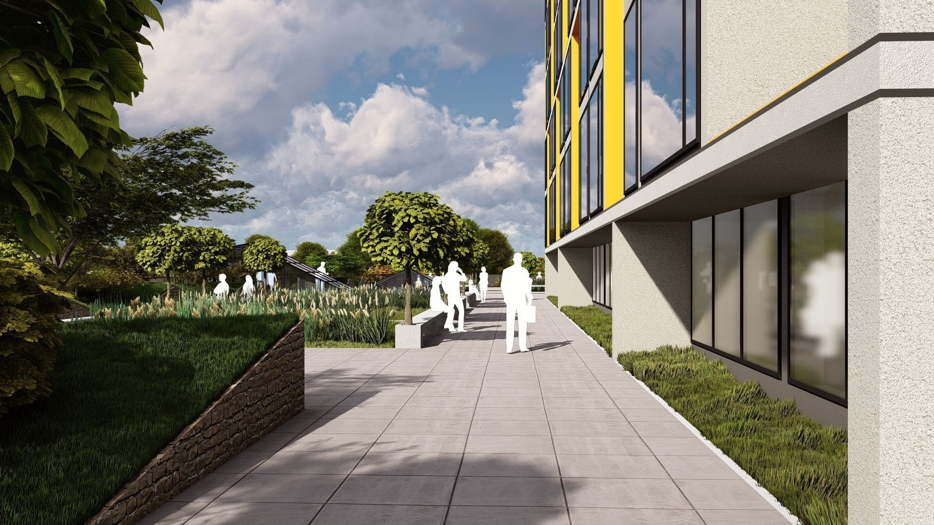 3D model of hotel and restaurant complex with interior 3D model_10