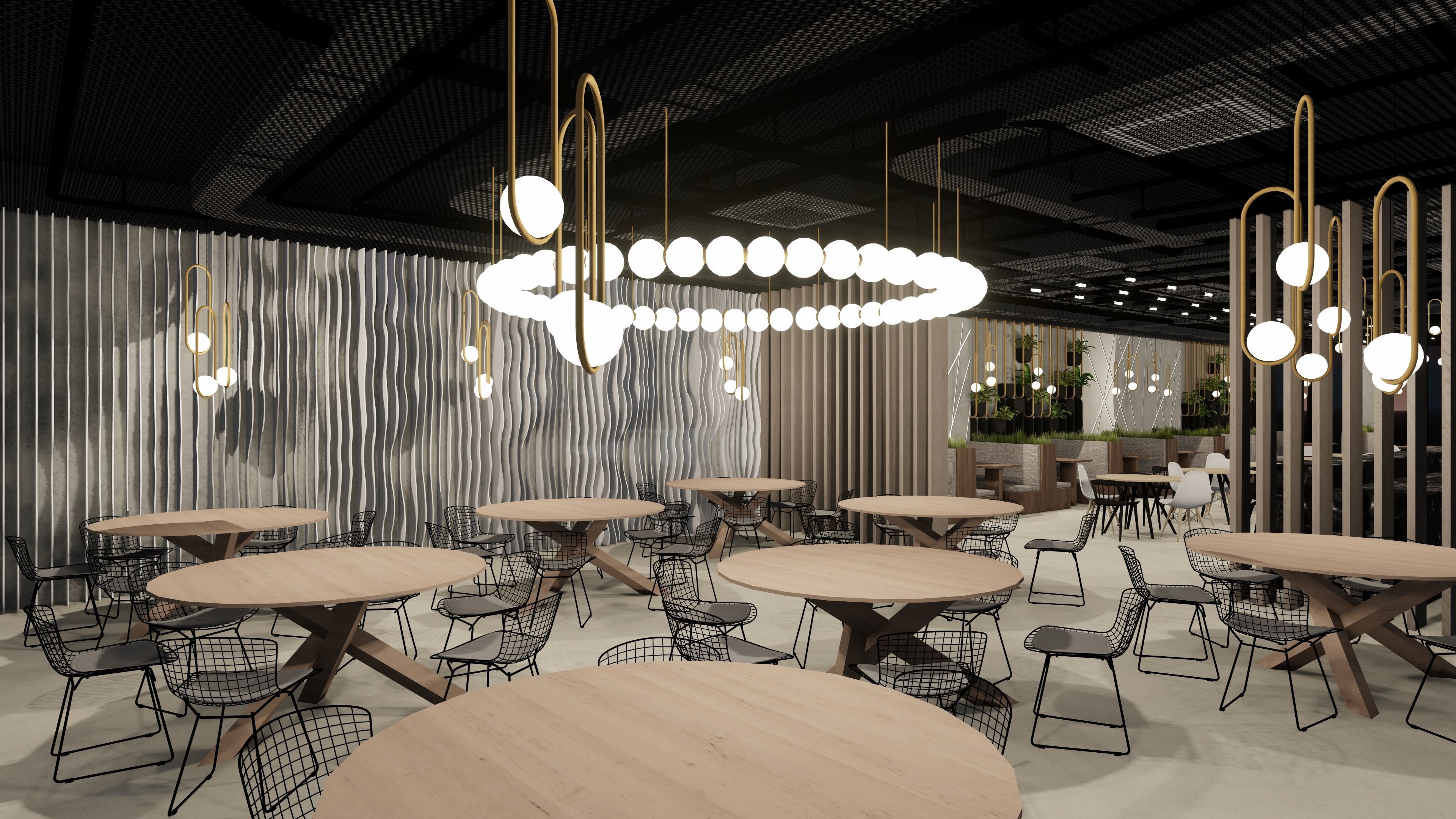 3D model of hotel and restaurant complex with interior 3D model_17