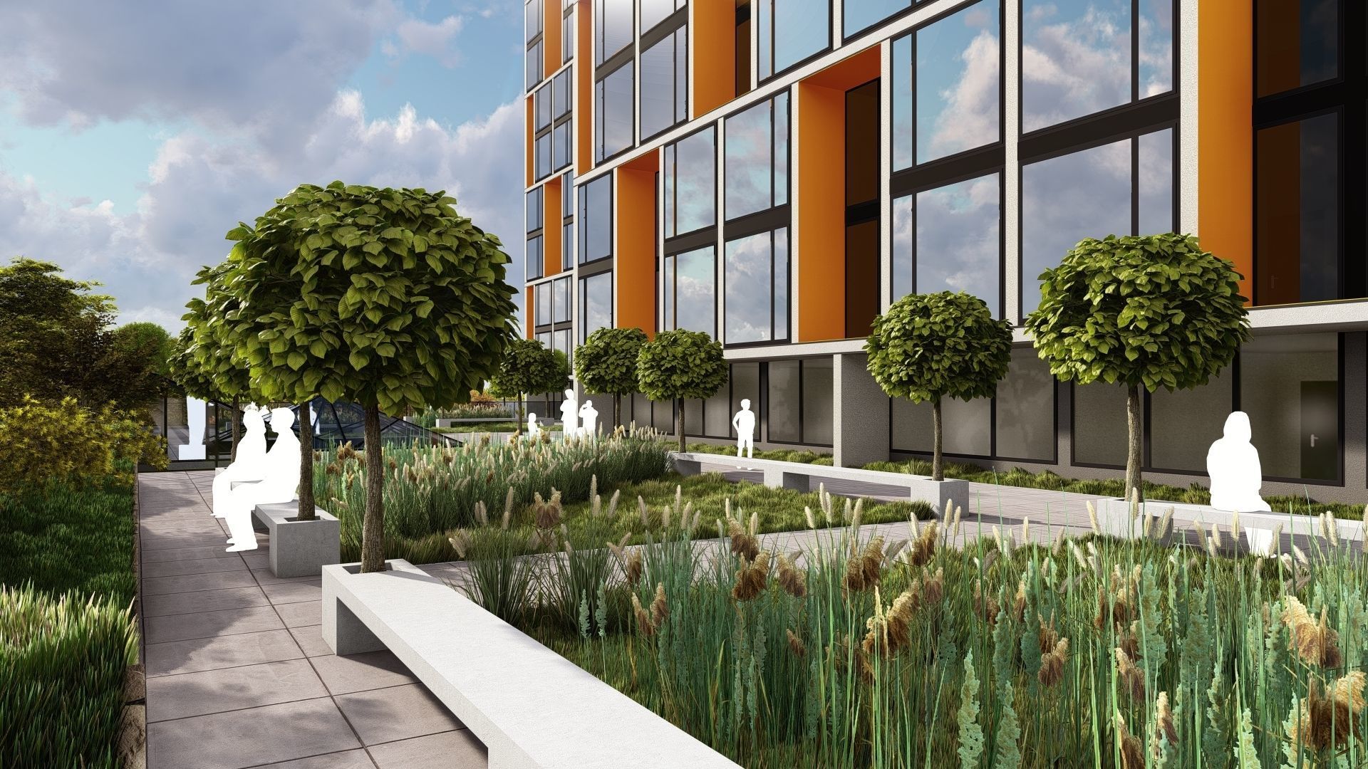 3D model of hotel and restaurant complex with interior 3D model_9