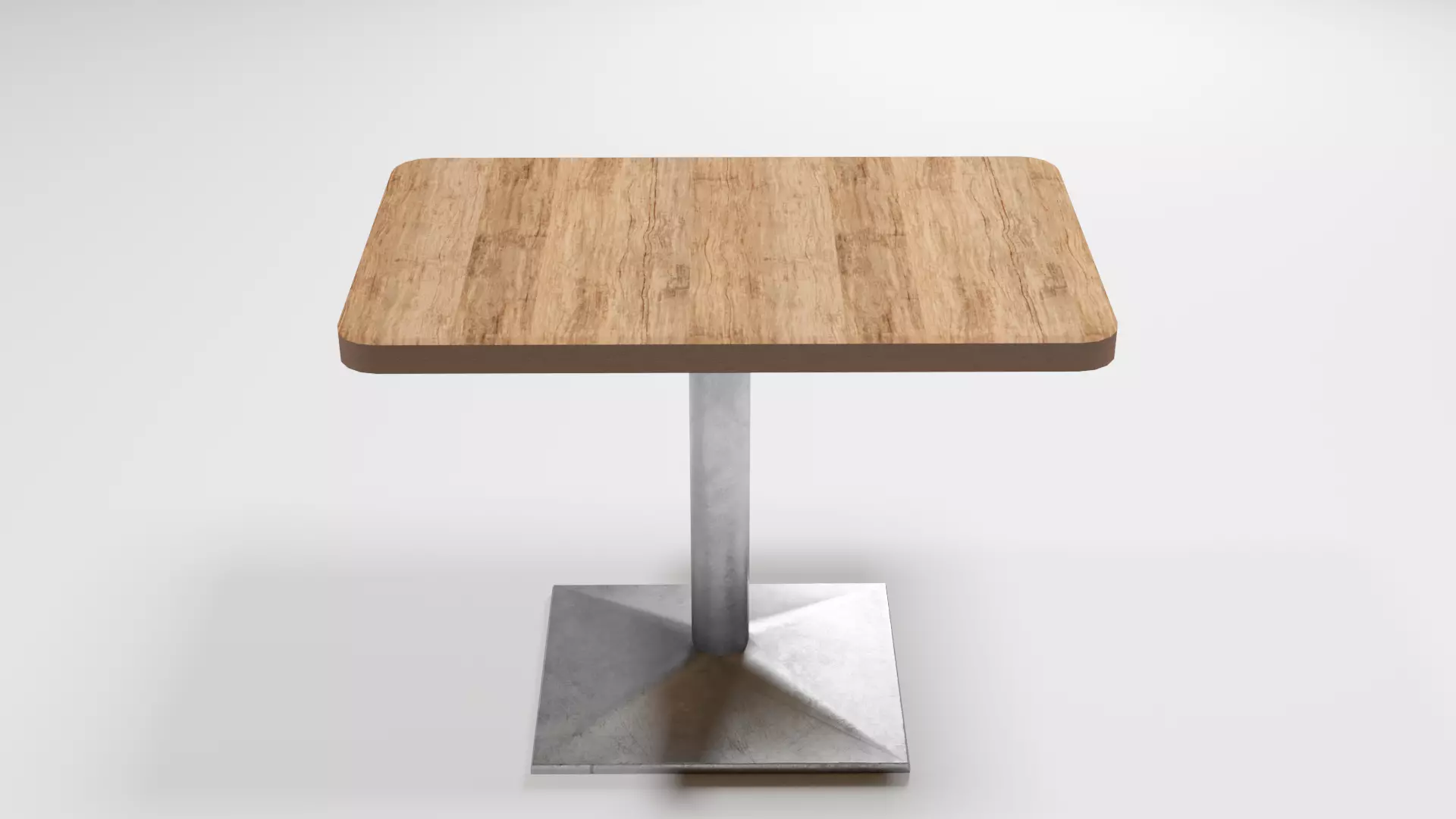 Cafeteria table Low-poly 3D model