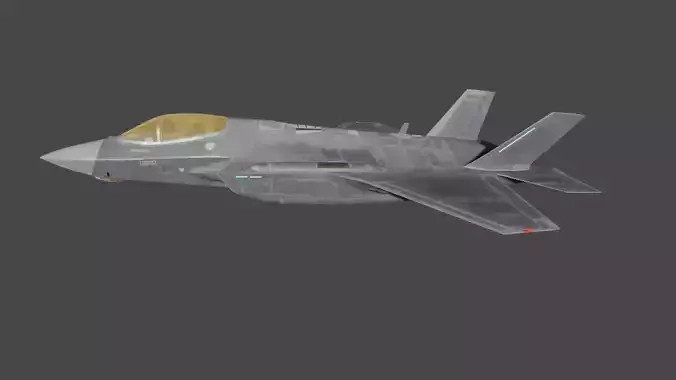 F35 fighter jet 3D model