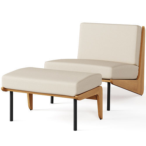 Kinney Teak Collection 3D model