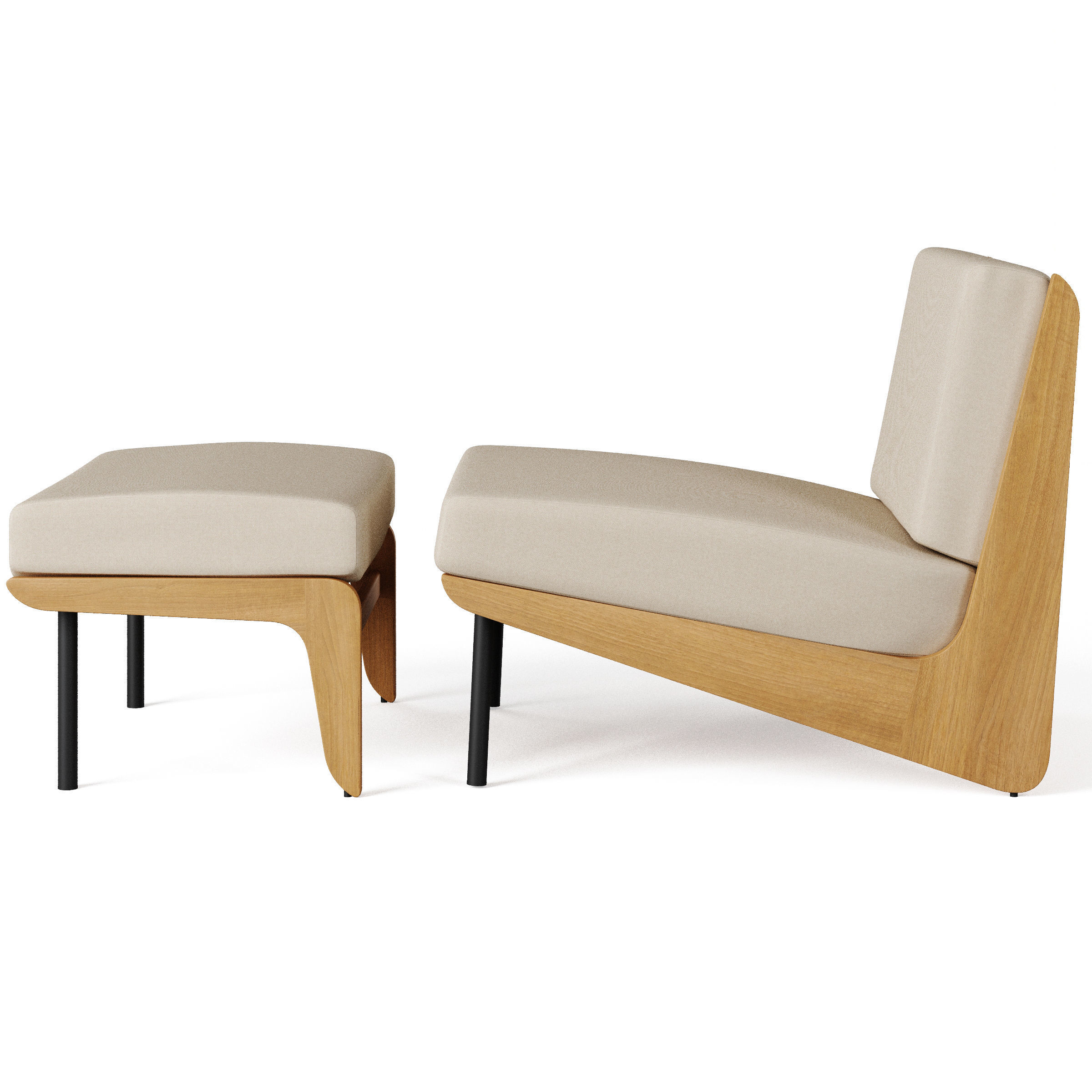 Kinney Teak Collection 3D model_4