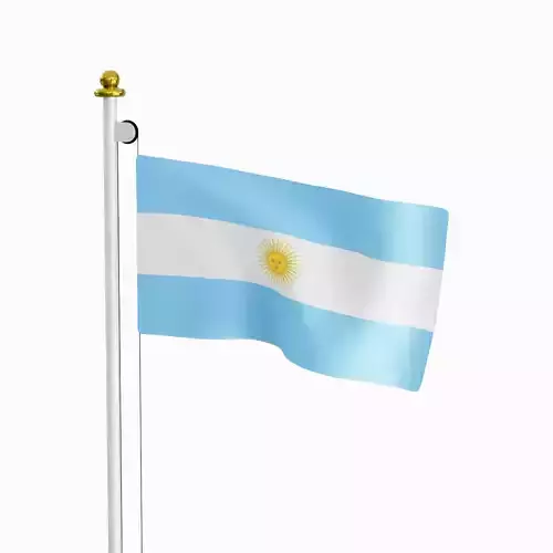 Flag of the Argentina 