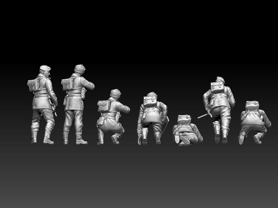 airborne british attack 3D print model_52