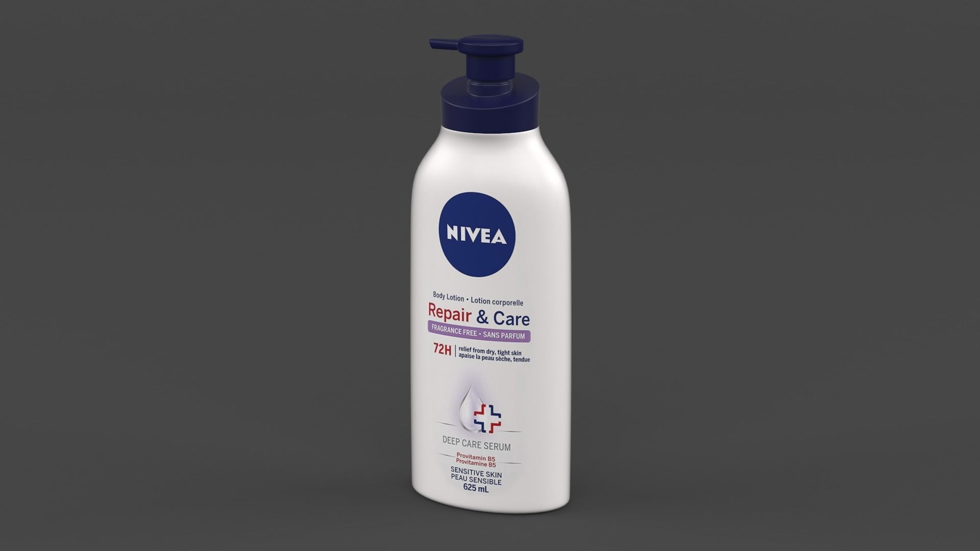 Nivea Body Lotion 3D model_3