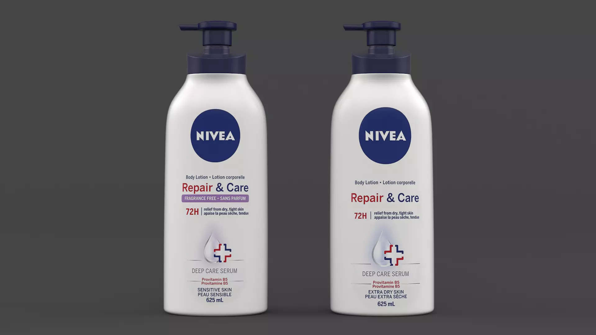 Nivea Body Lotion 3D model_0