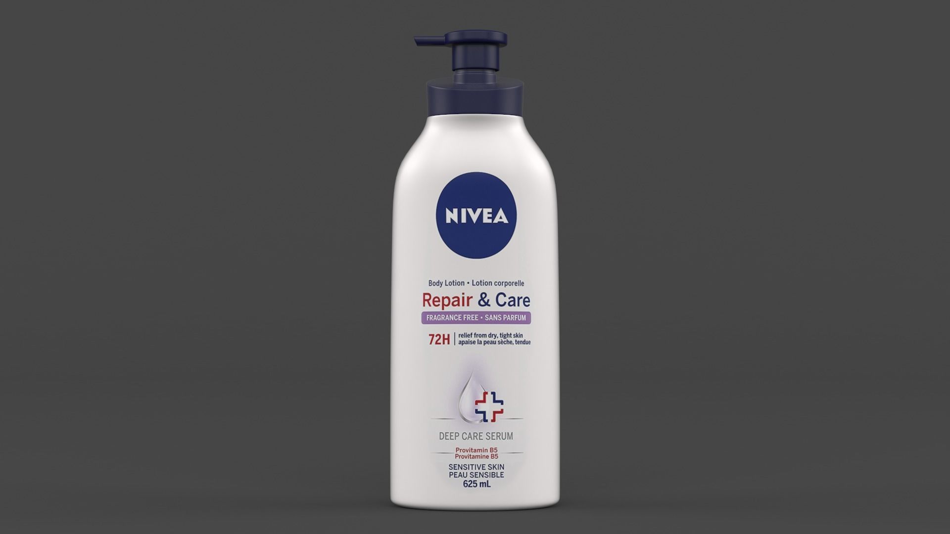 Nivea Body Lotion 3D model_1