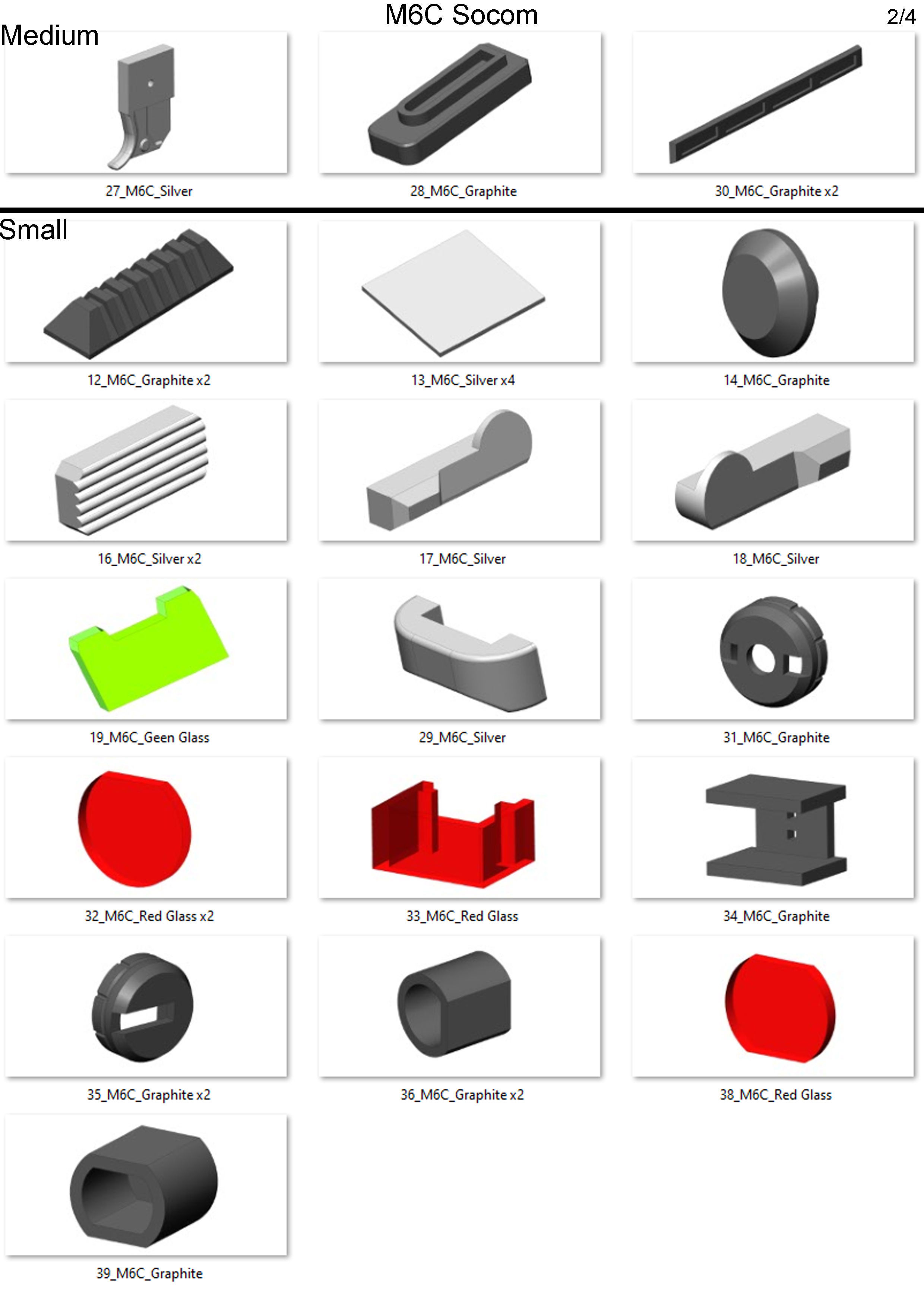 M6C Socom - Halo - Commercial - Printable 3d model - STL files 3D print model_10