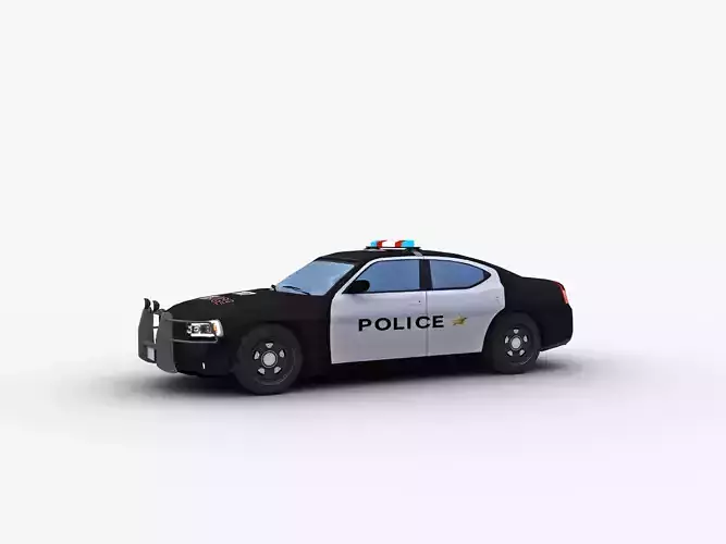 Police Car Lowpoly