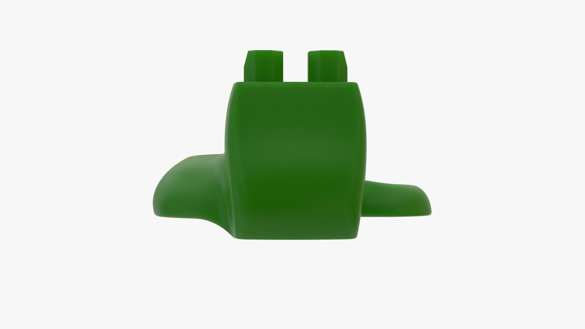 Real Size Lego 3D Scan Snake Tail Body Low-poly 3D model_1