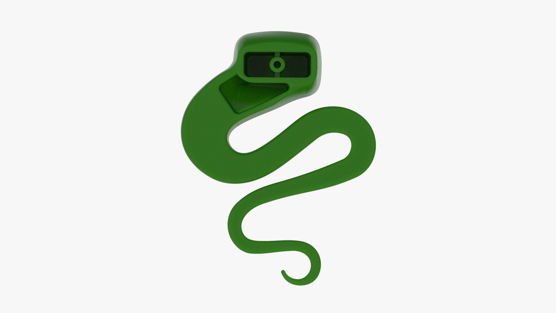 Real Size Lego 3D Scan Snake Tail Body Low-poly 3D model_6