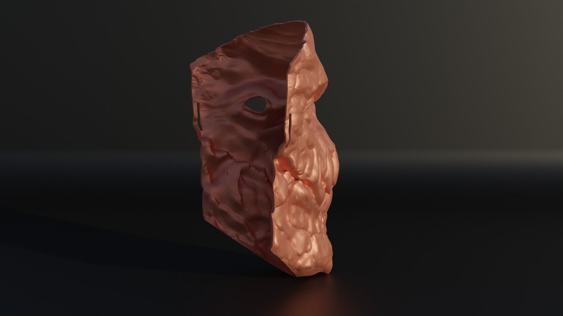 Devil Mask - Demon Cosplay Face Mask 3D print model_19