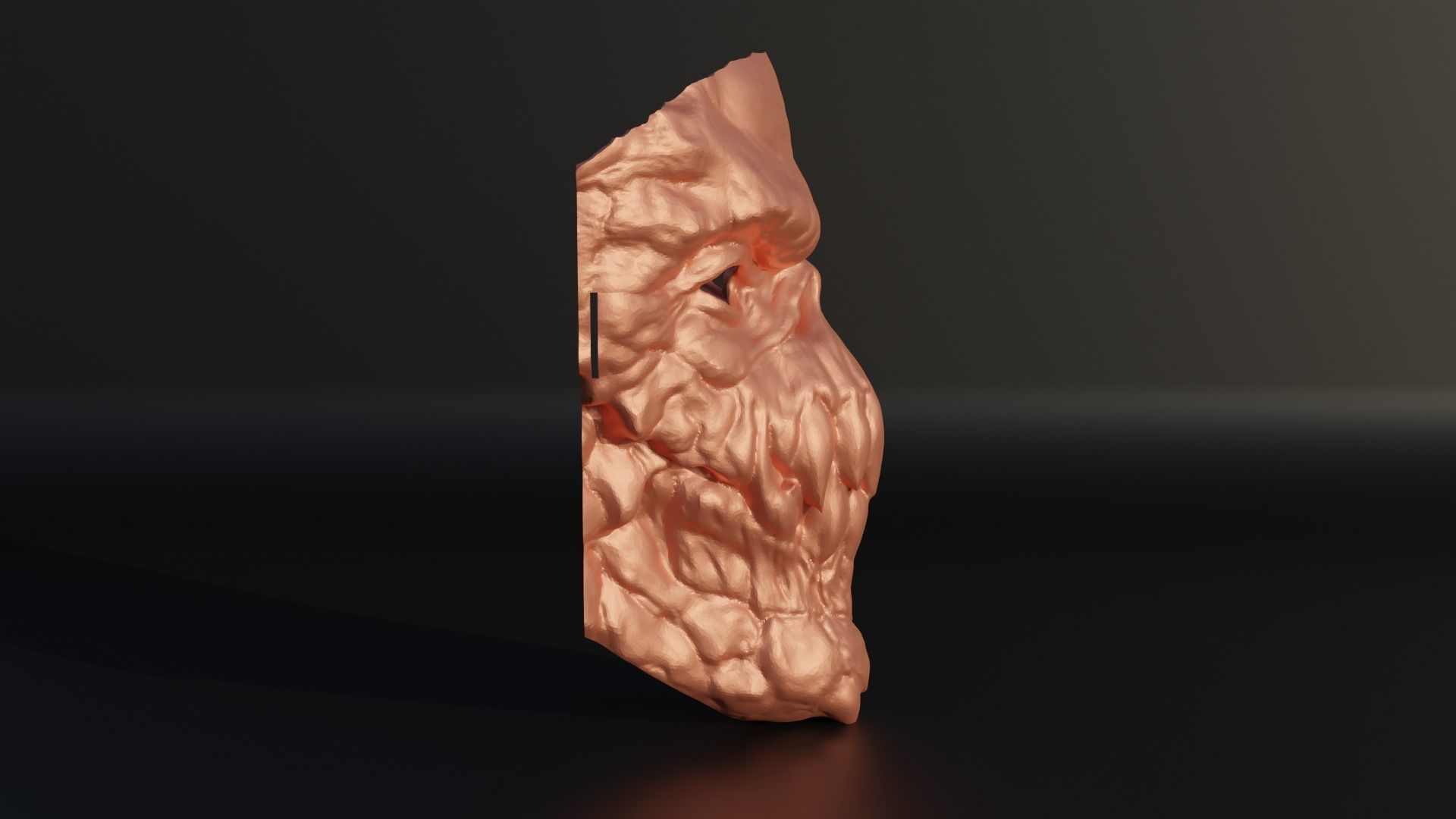 Devil Mask - Demon Cosplay Face Mask 3D print model_17