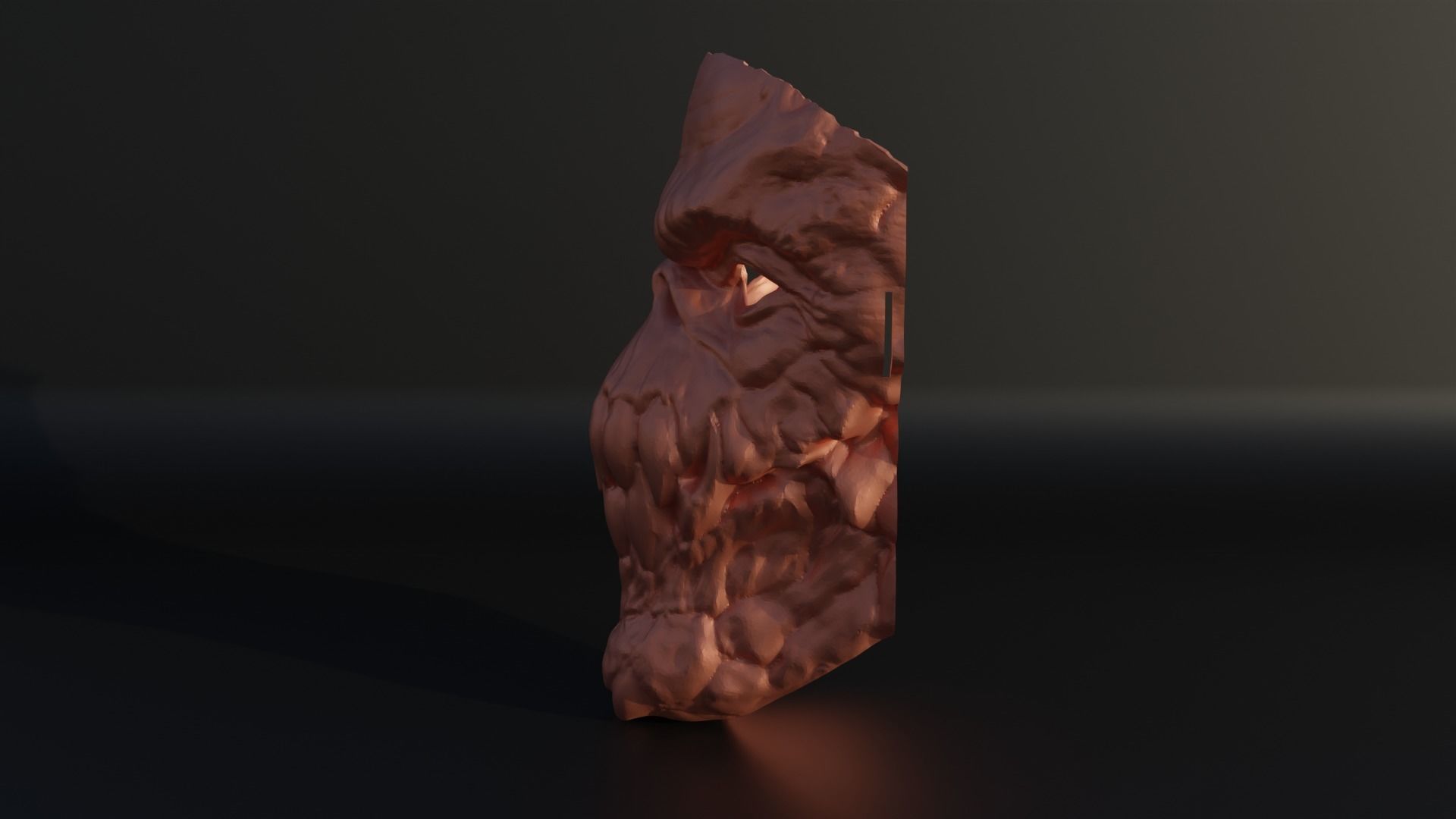 Devil Mask - Demon Cosplay Face Mask 3D print model_12