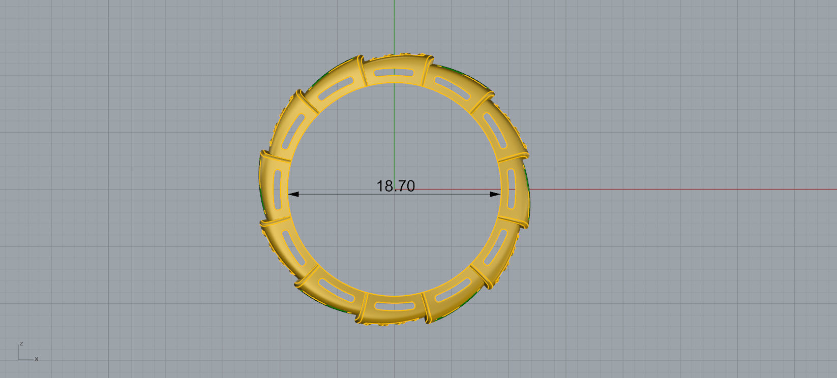 Serpenti Ring 3d Print Model C42 3D print model_6