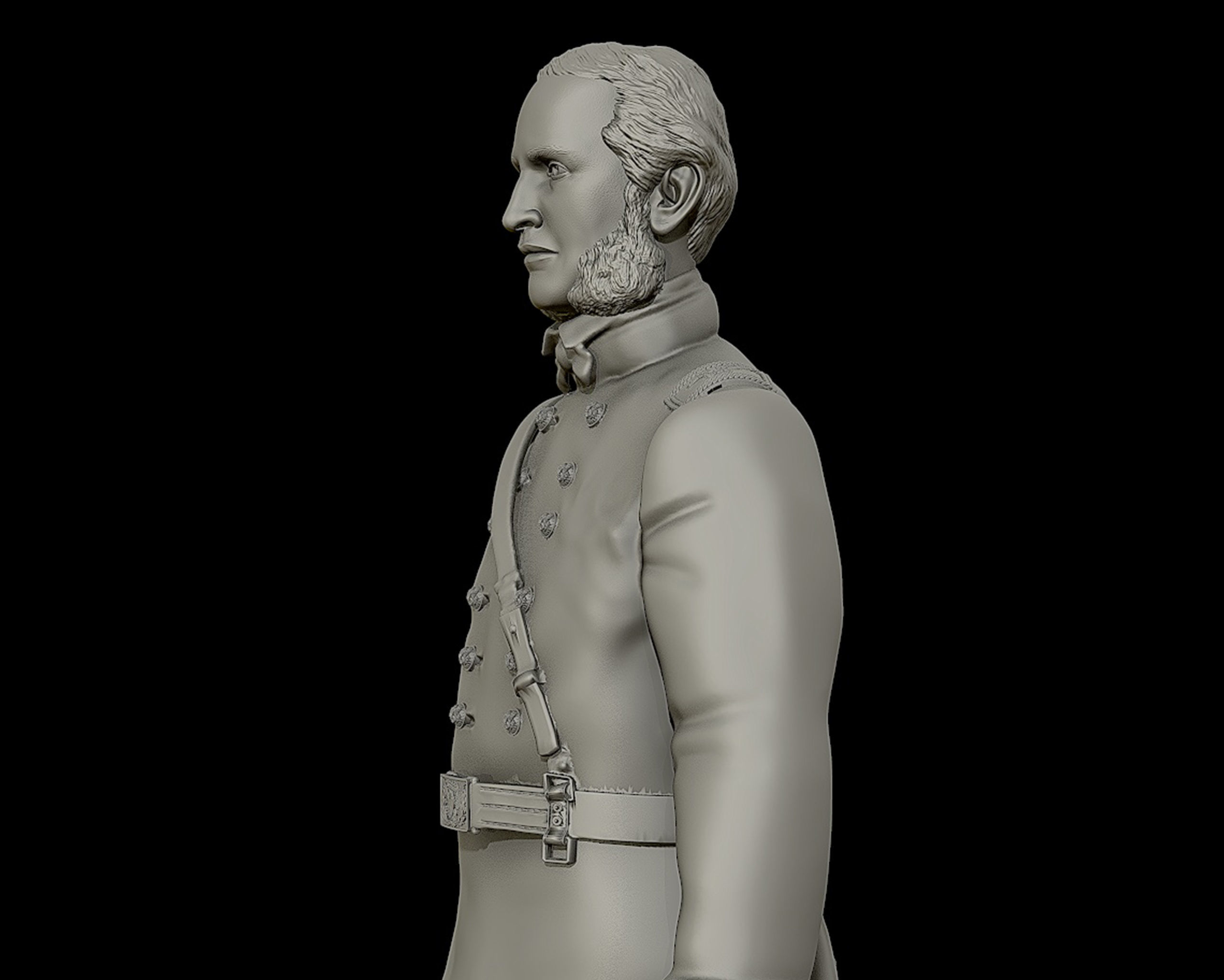 General Strong Vincent sculpture 3D print model_5