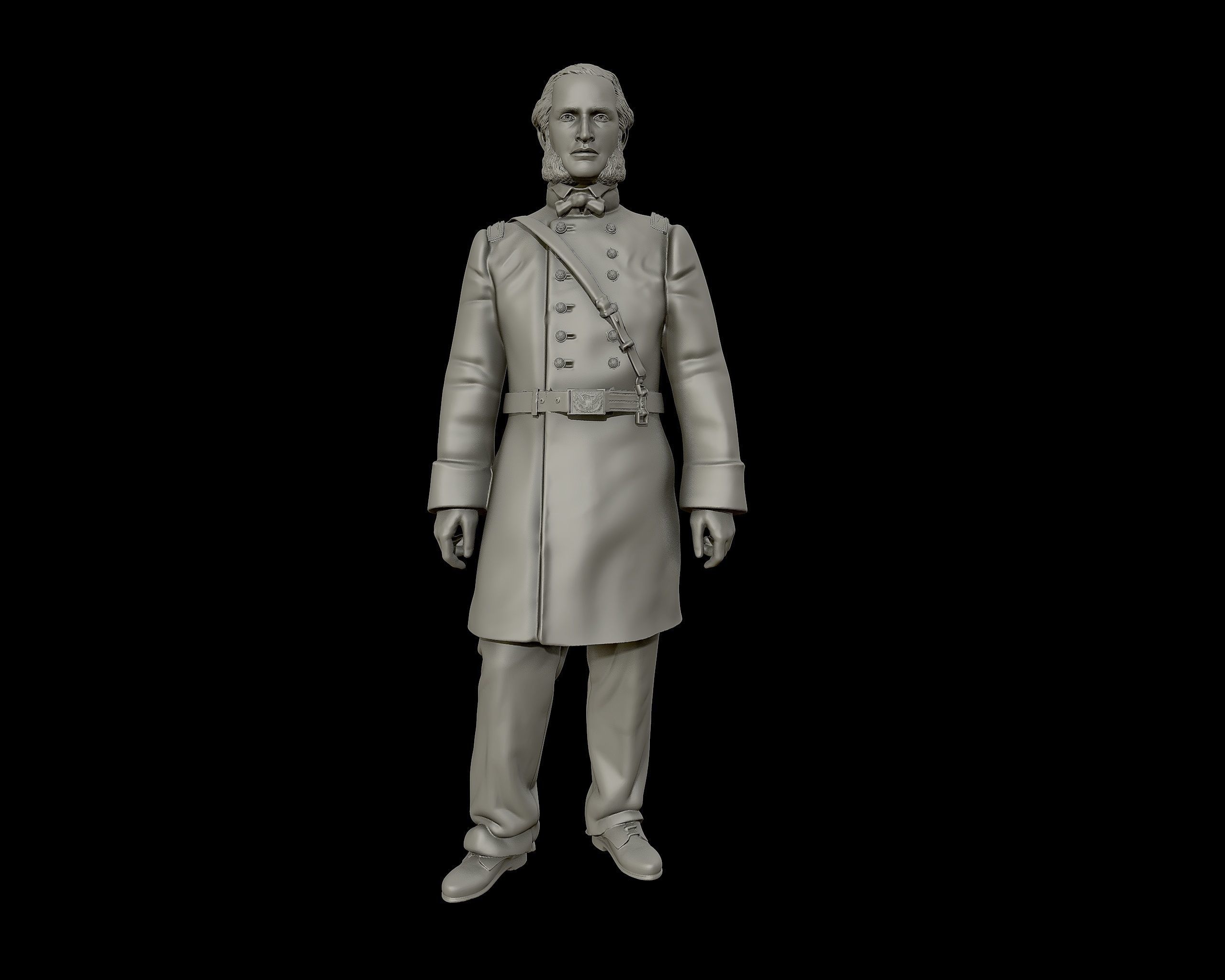 General Strong Vincent sculpture 3D print model_2