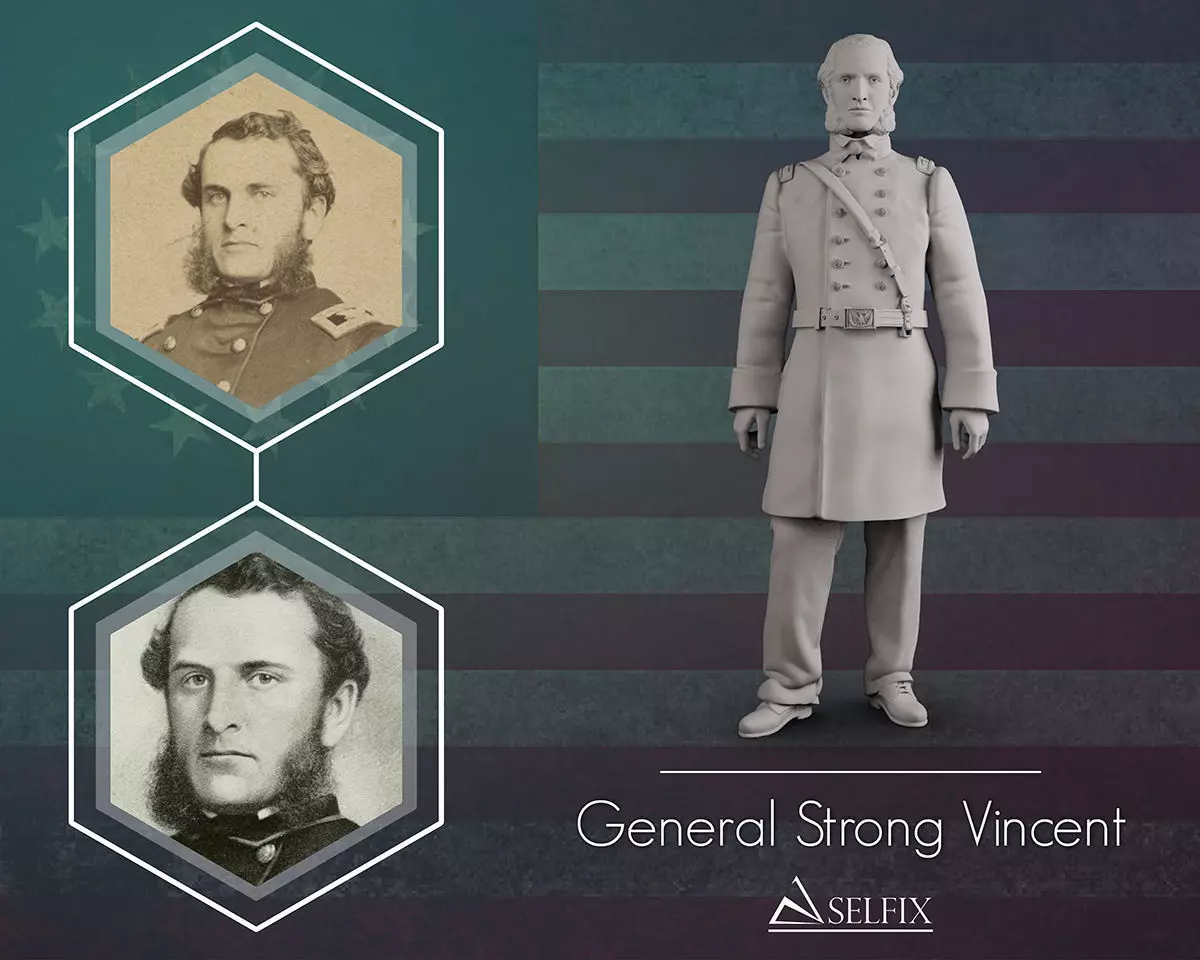 General Strong Vincent sculpture 3D print model_0