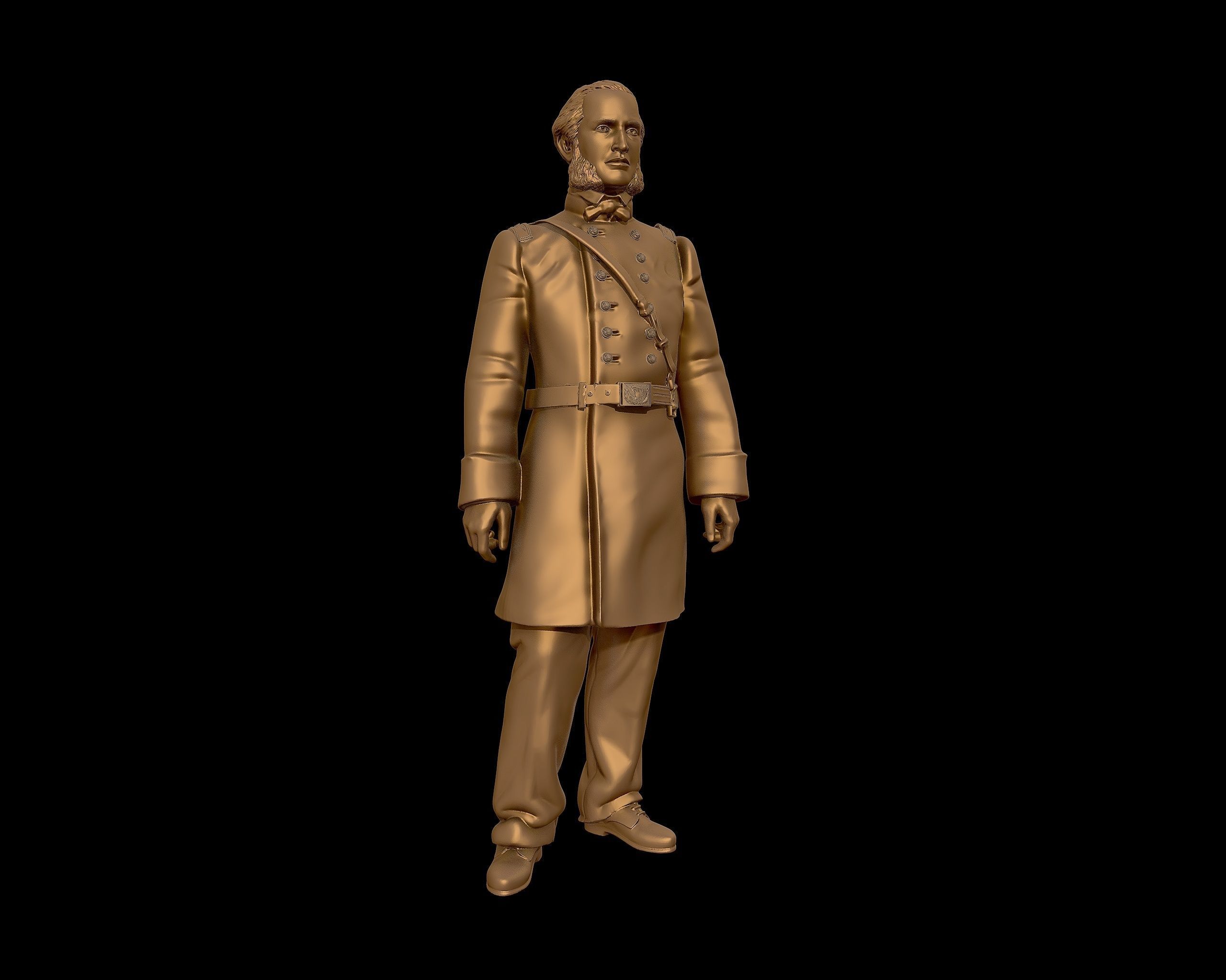 General Strong Vincent sculpture 3D print model_25