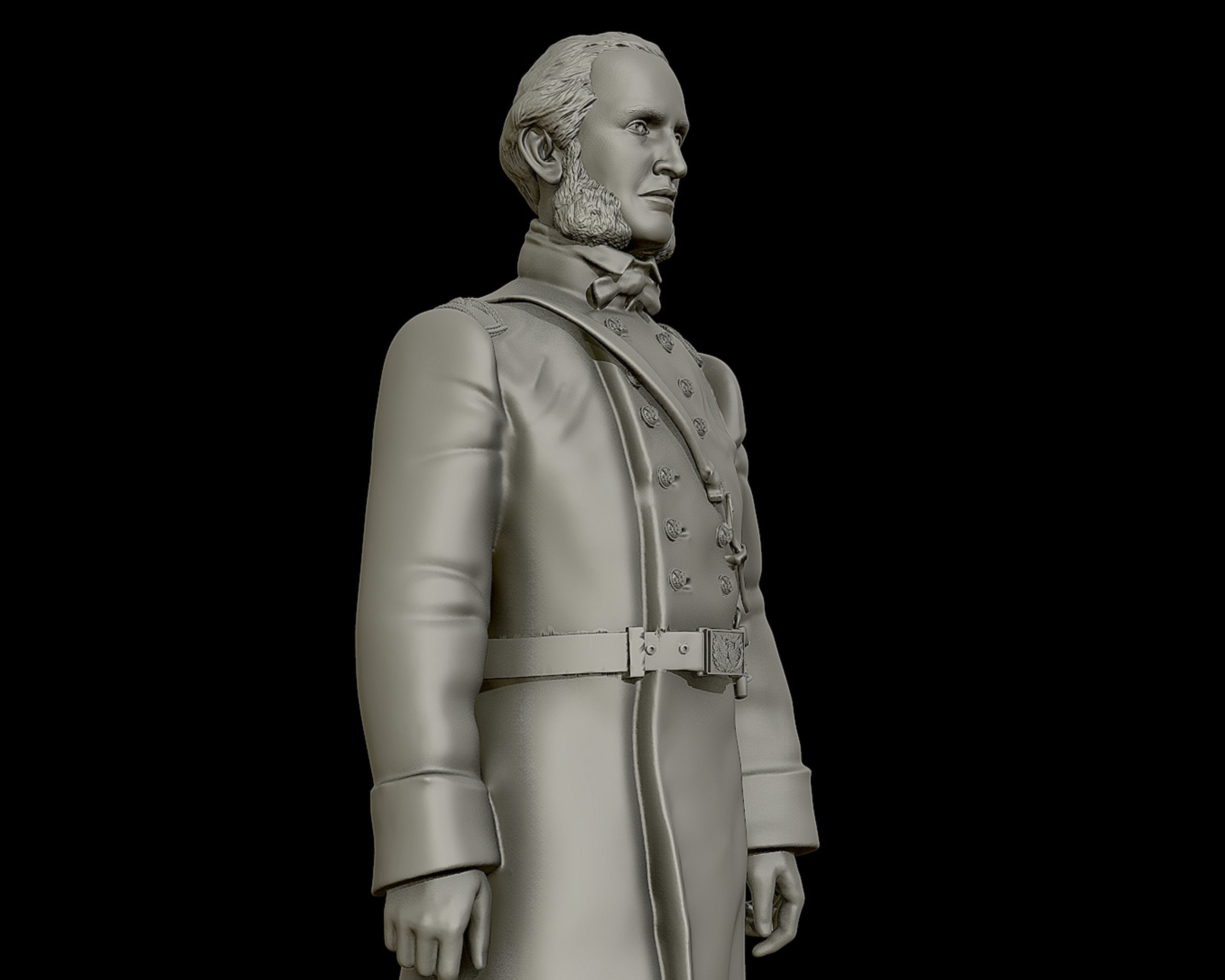 General Strong Vincent sculpture 3D print model_4