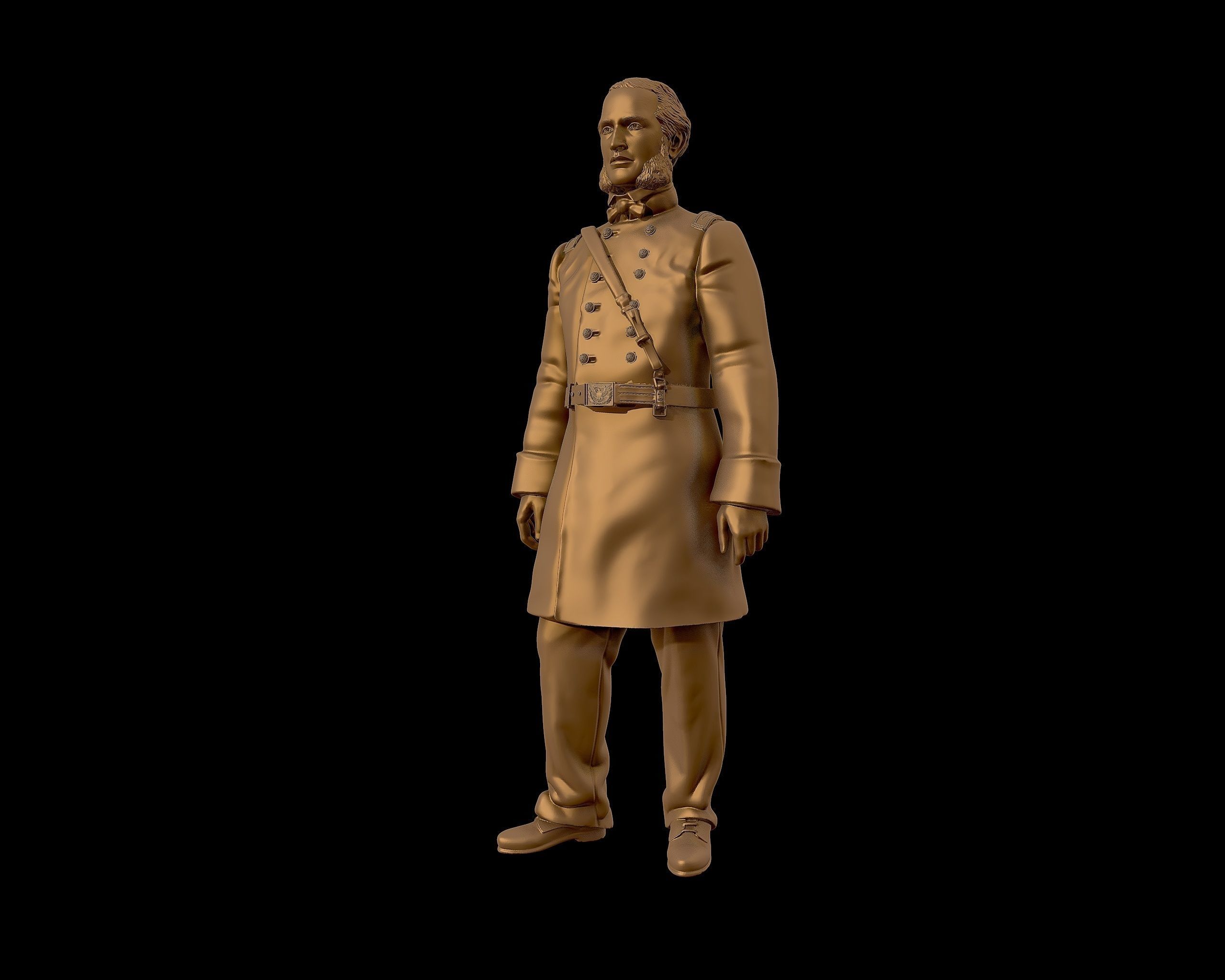 General Strong Vincent sculpture 3D print model_24
