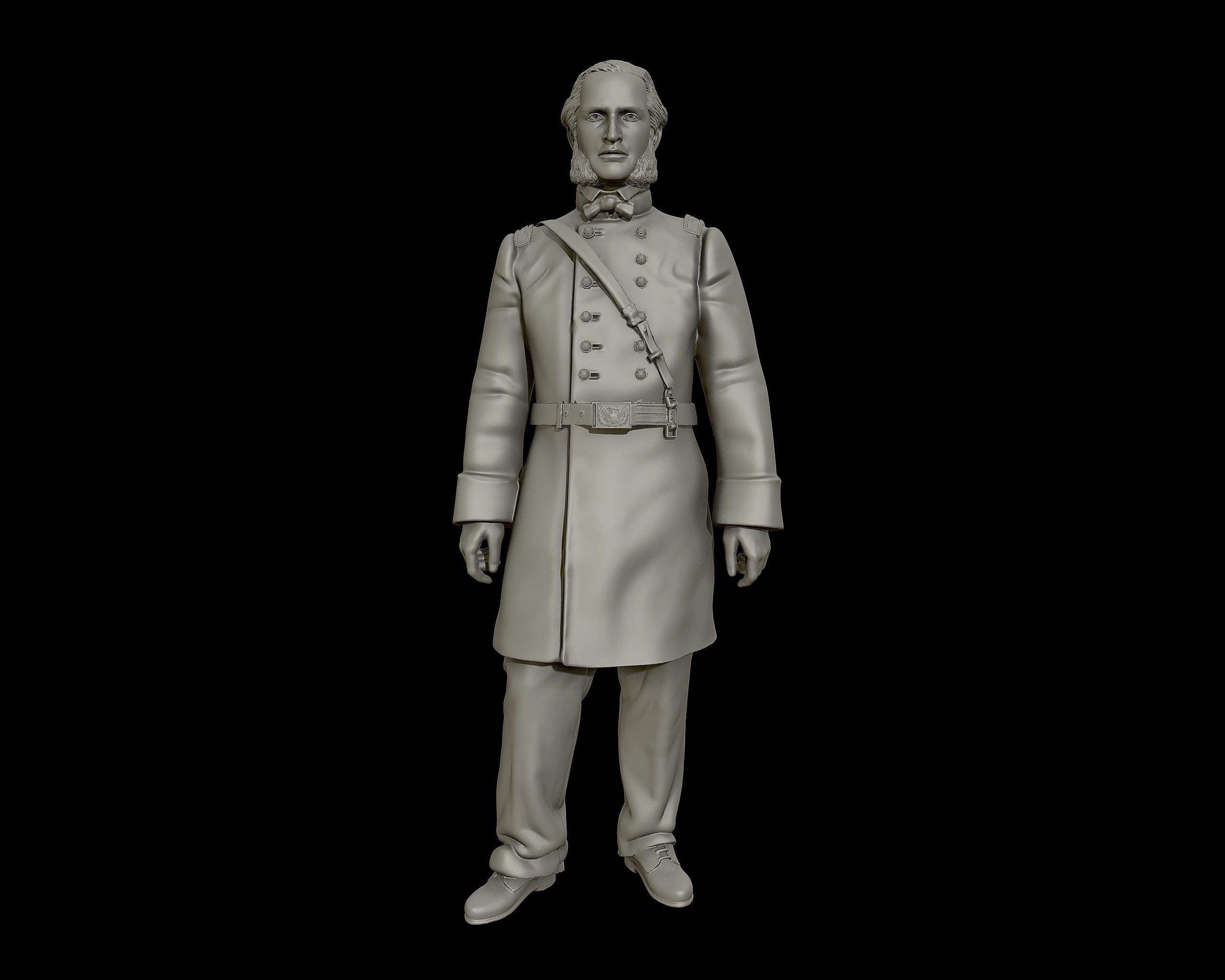 General Strong Vincent sculpture 3D print model_9