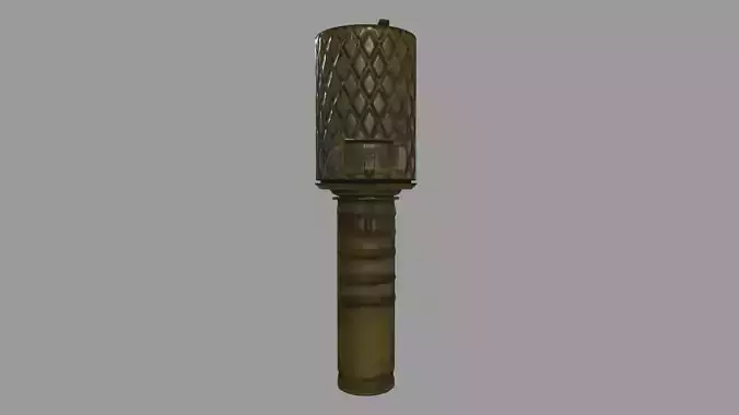 WWII RGD-33  Grenade Low-poly 3D model