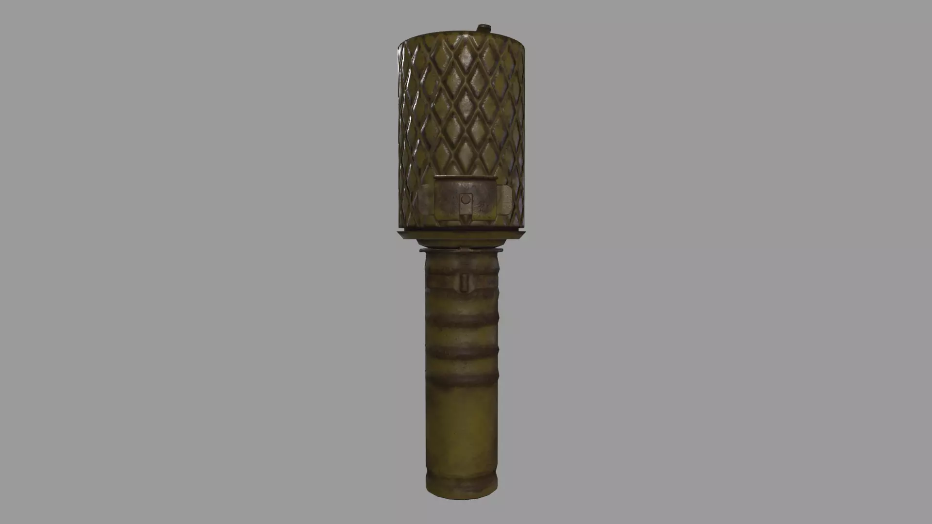 WWII RGD-33  Grenade Low-poly 3D model_0