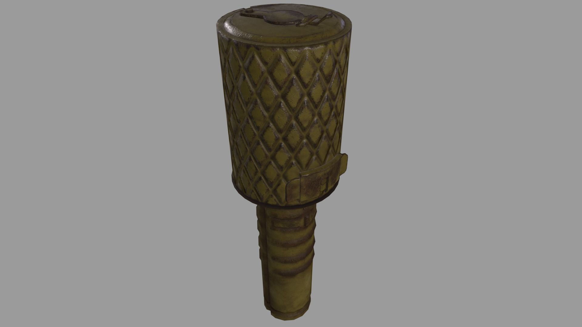 WWII RGD-33  Grenade Low-poly 3D model_8