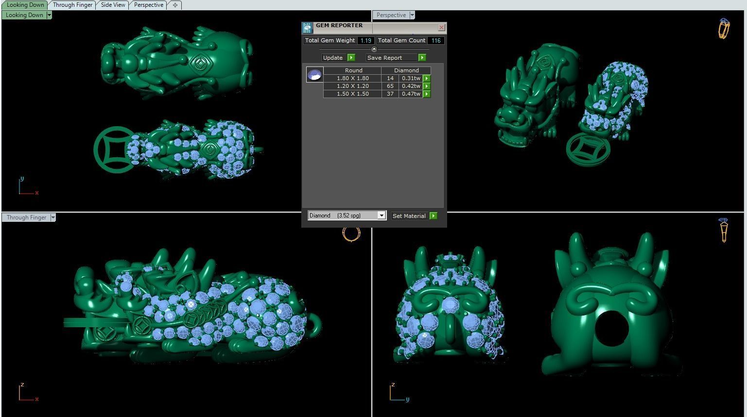 Pixiu dragon 3D print model_3