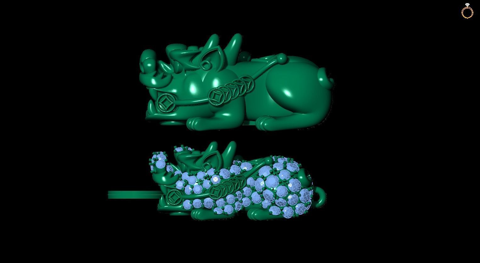 Pixiu dragon 3D print model_2