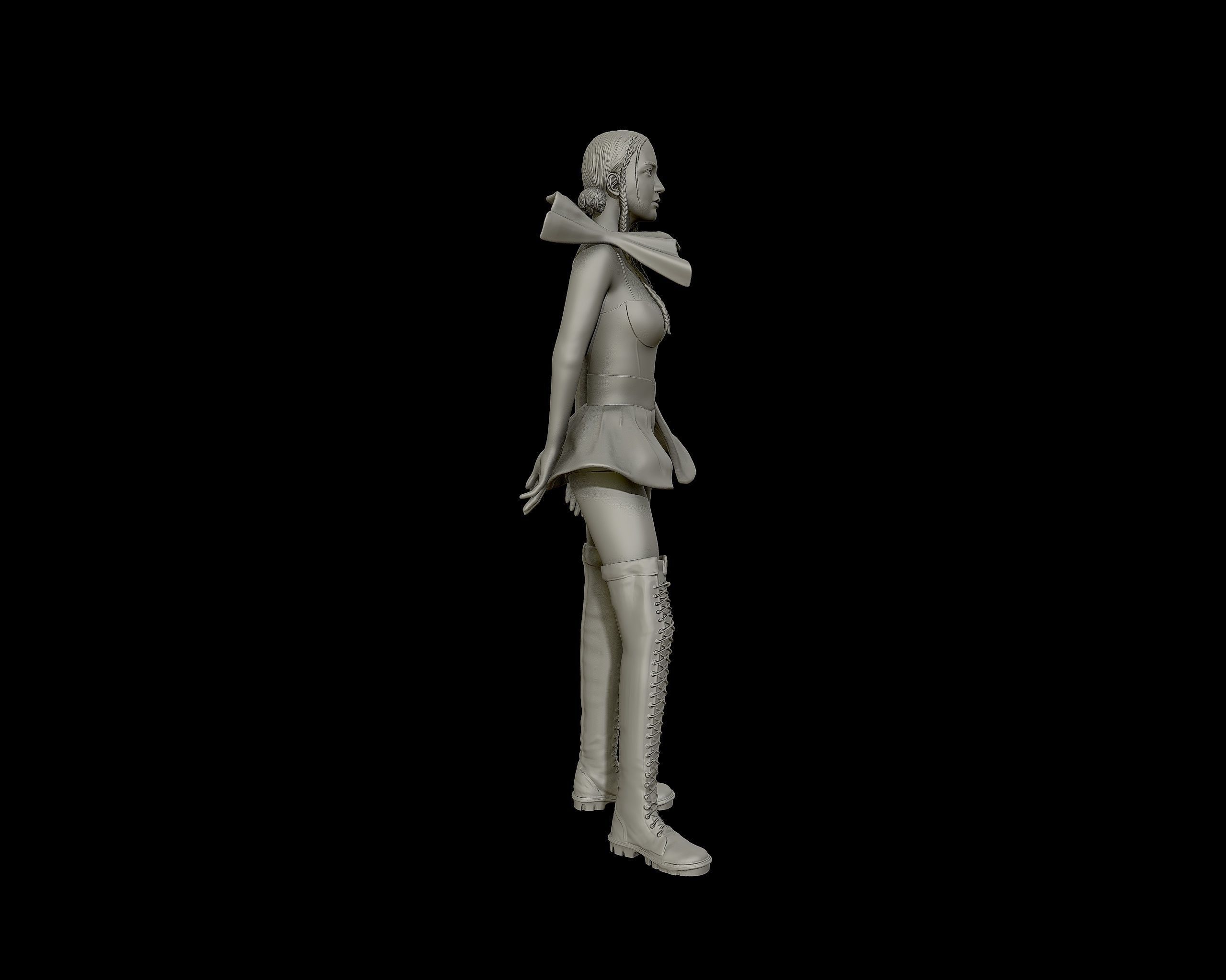 Jisoo Sculpture 3D print model_22