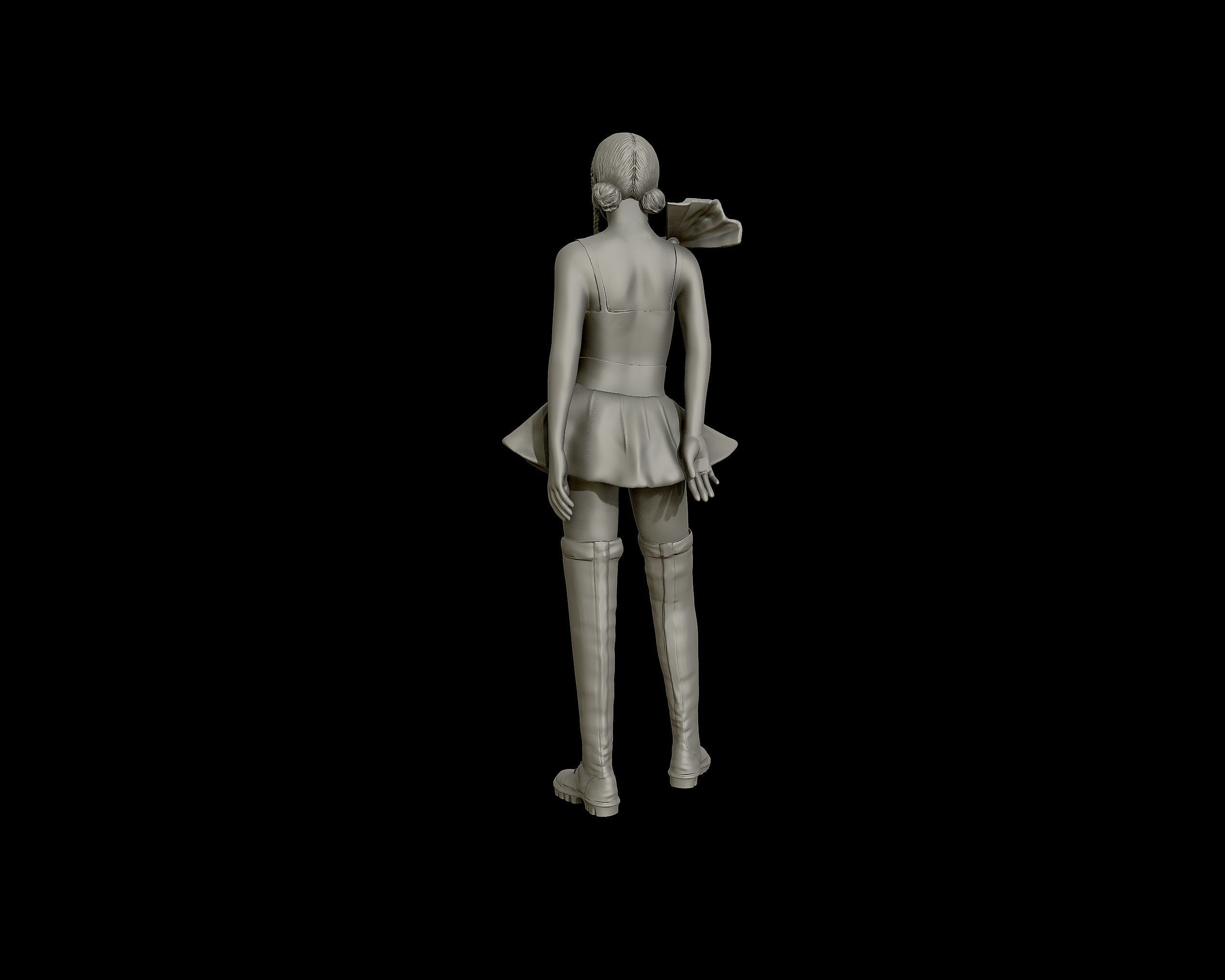 Jisoo Sculpture 3D print model_20