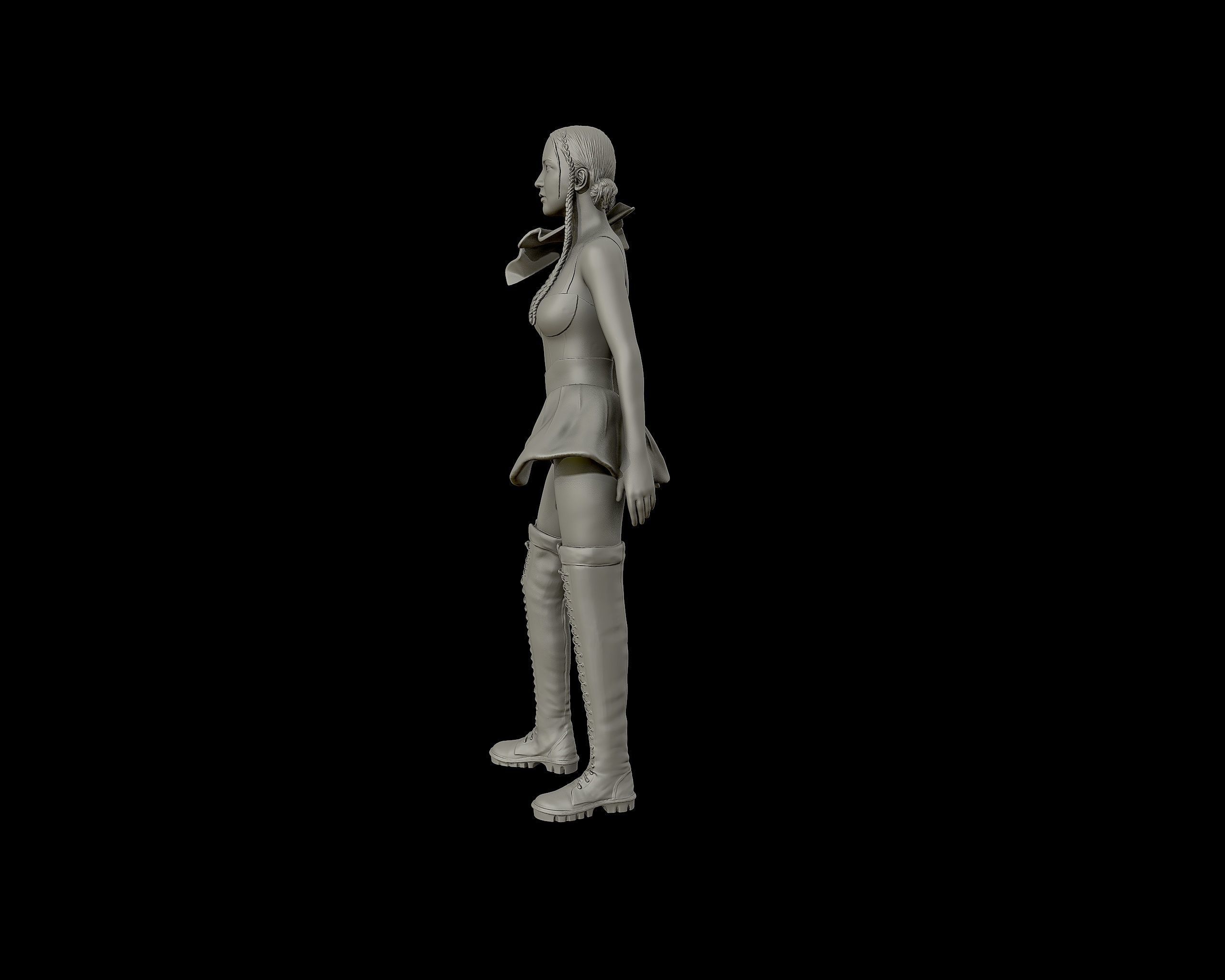 Jisoo Sculpture 3D print model_17
