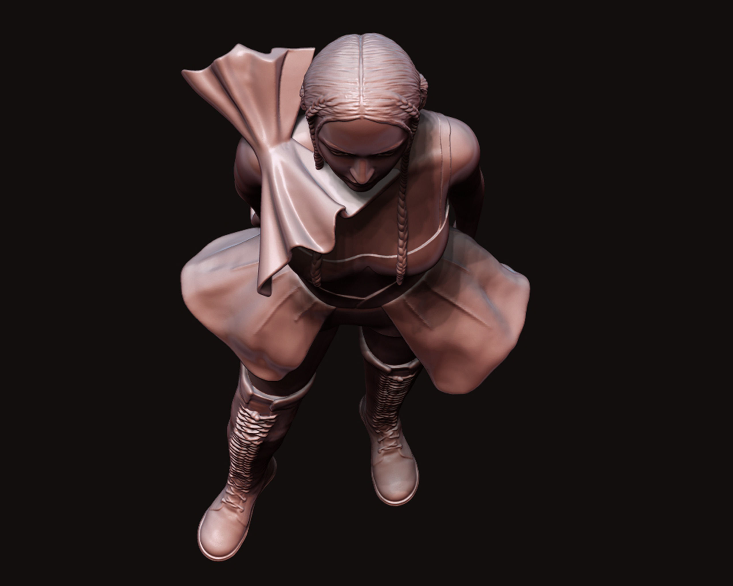 Jisoo Sculpture 3D print model_11