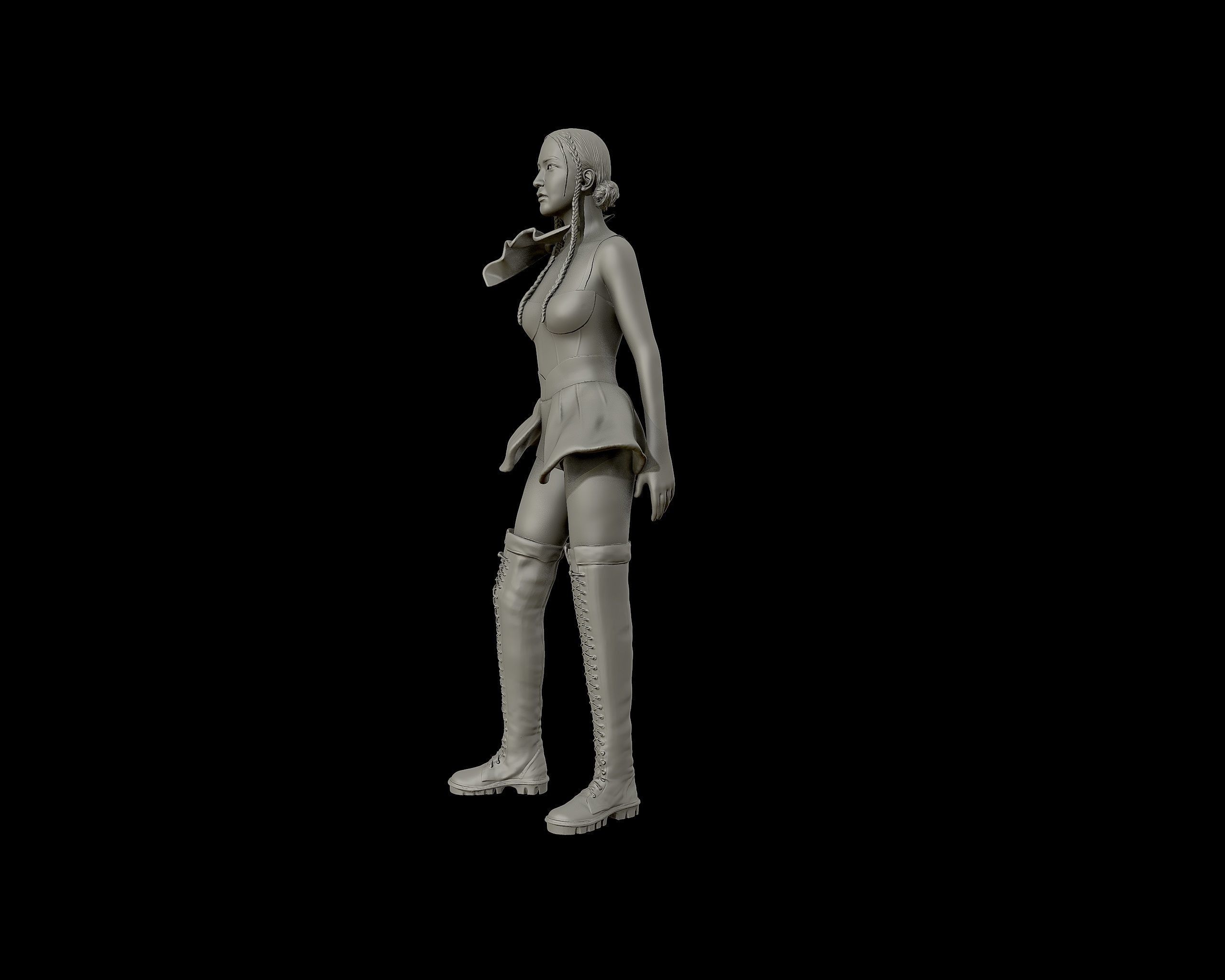 Jisoo Sculpture 3D print model_16