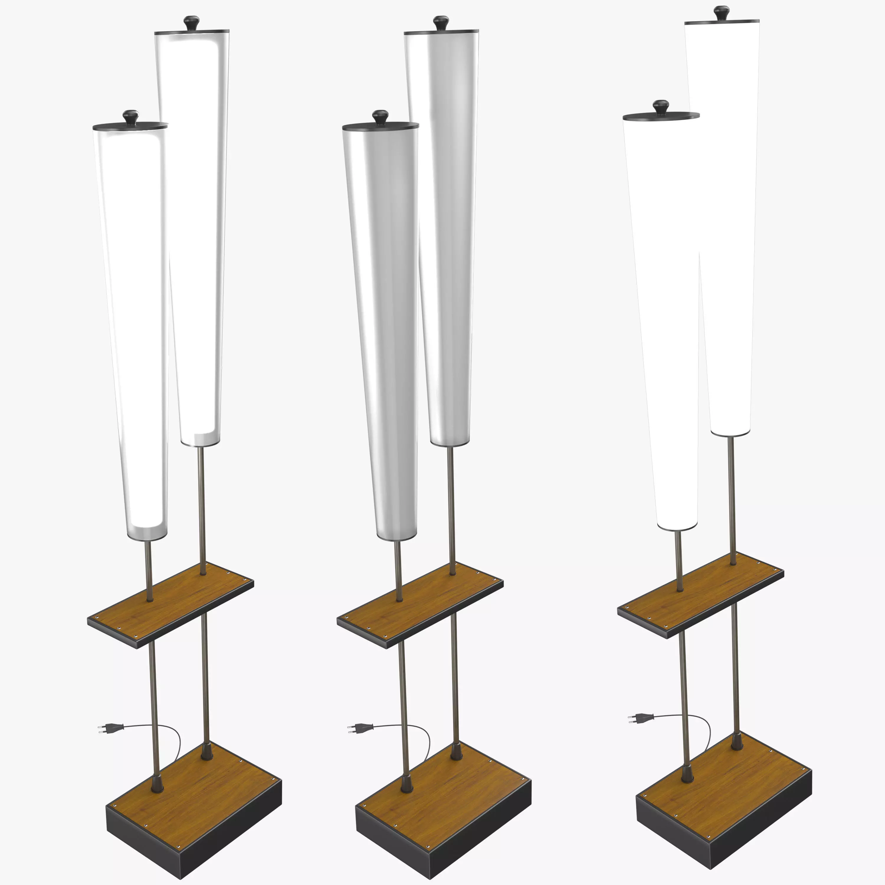 Vintage Torsher Floor Lamp 3D model_0