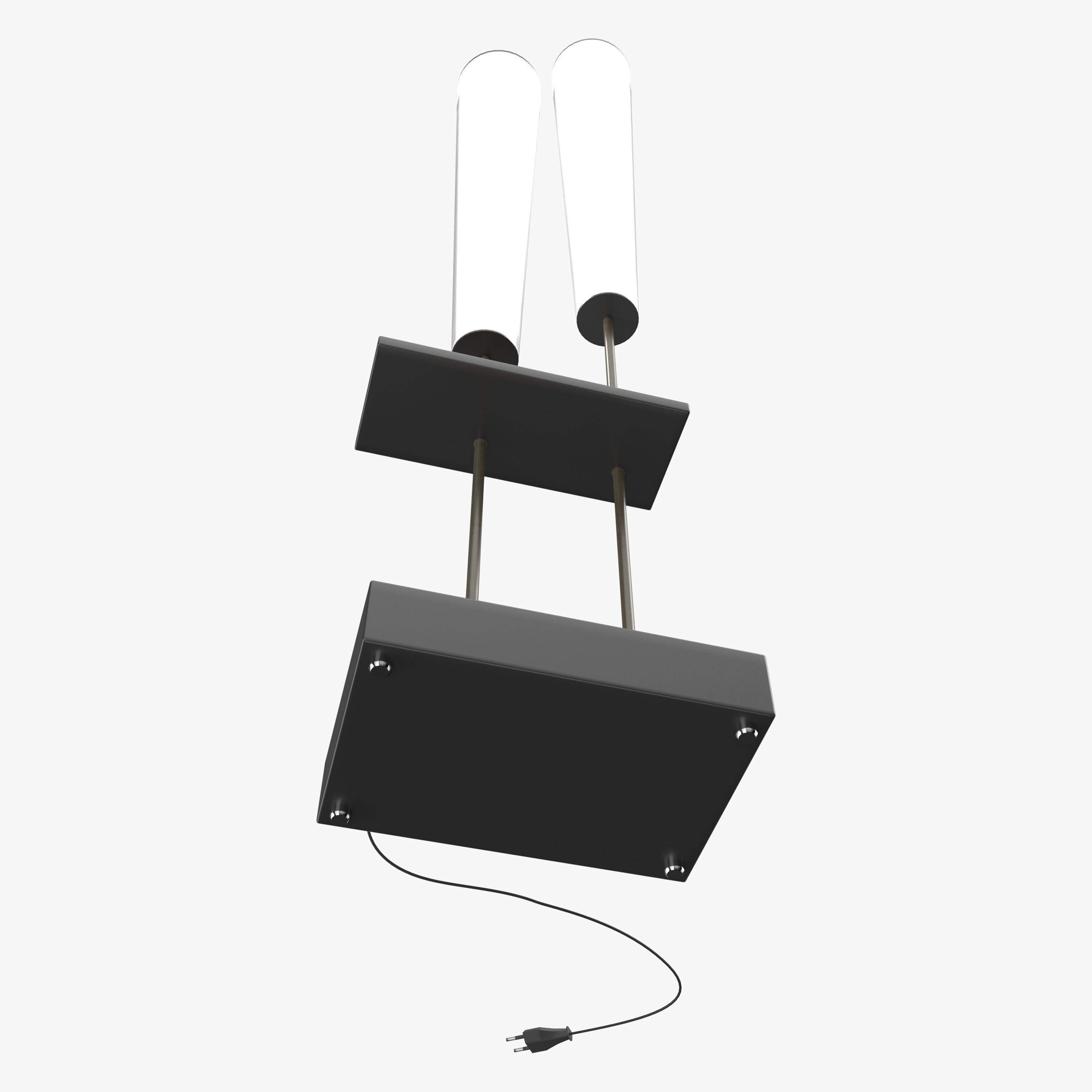 Vintage Torsher Floor Lamp 3D model_1