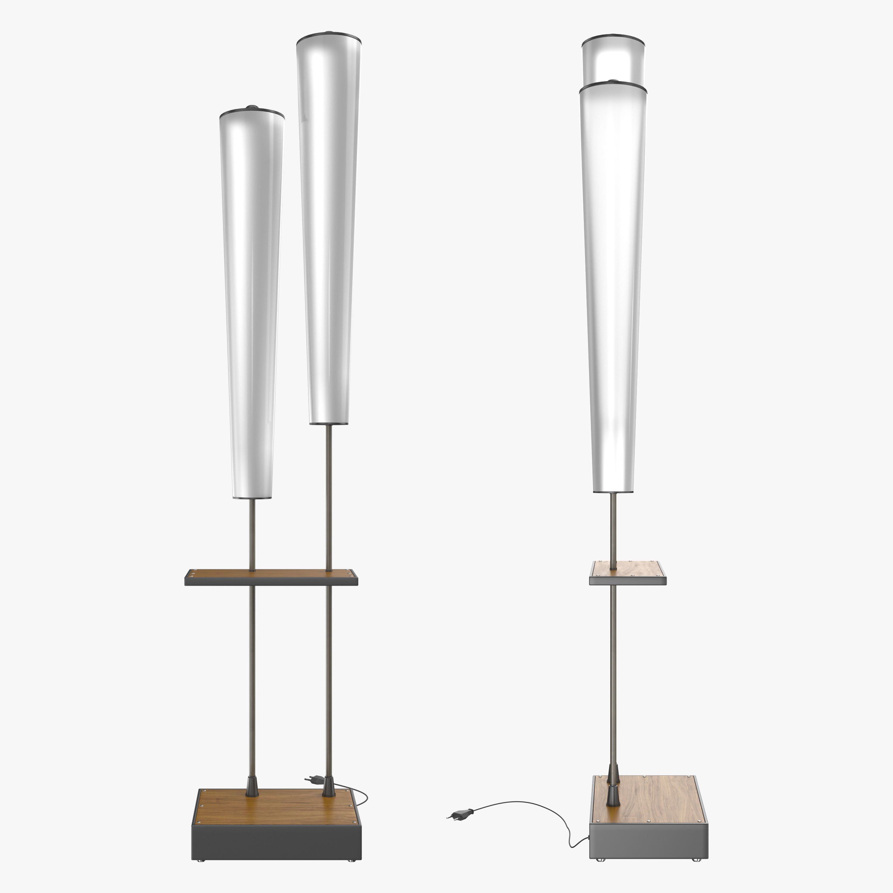 Vintage Torsher Floor Lamp 3D model_2