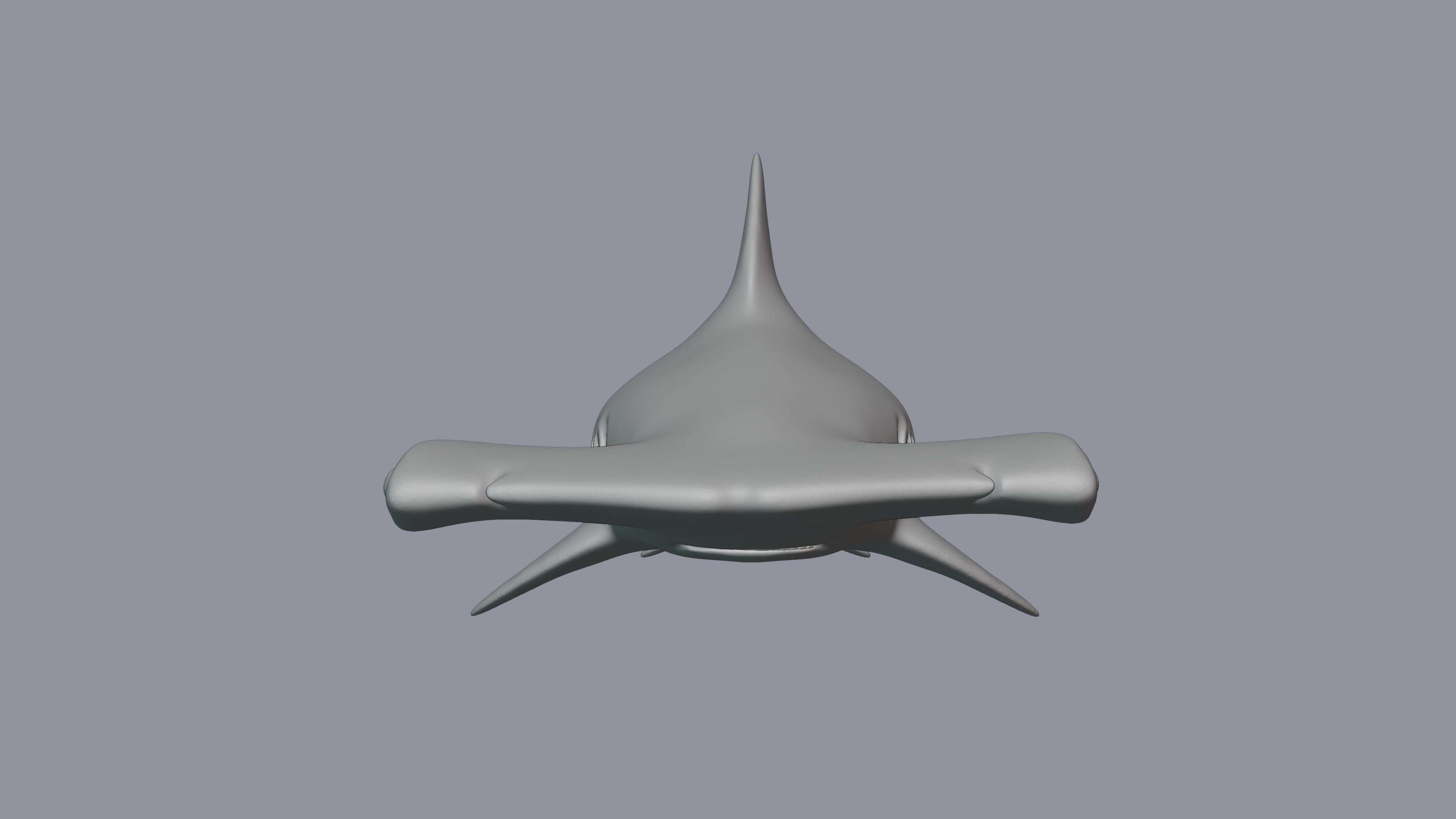 Hammerhead Shark 3D print model_5