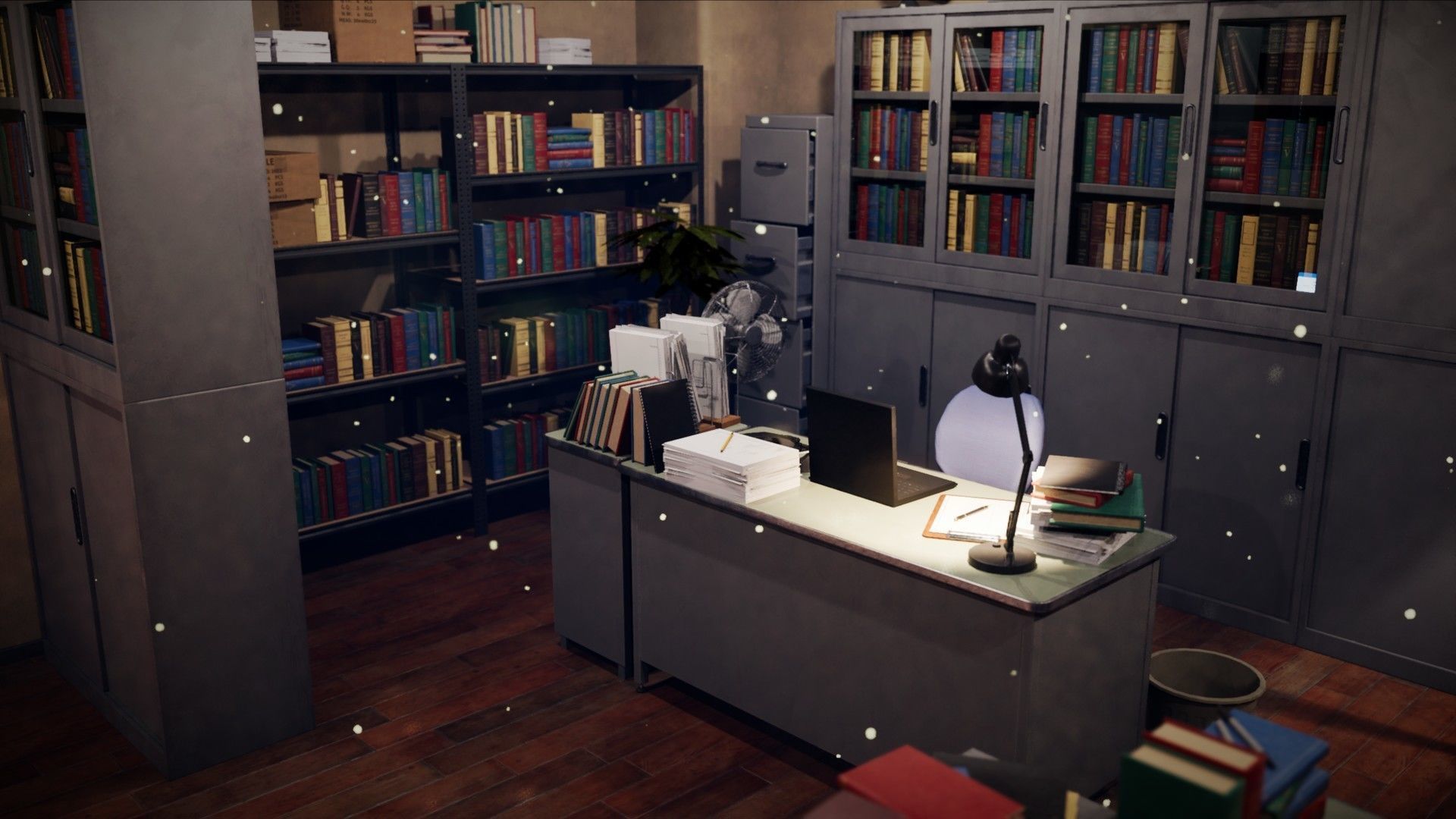 Lawyers Office - Environment for Crime Noir and Drama Low-poly 3D model_7