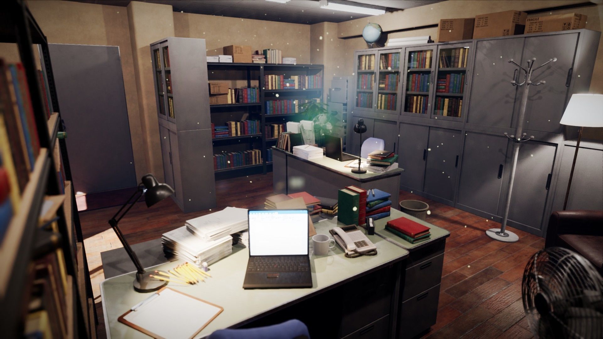 Lawyers Office - Environment for Crime Noir and Drama Low-poly 3D model_10