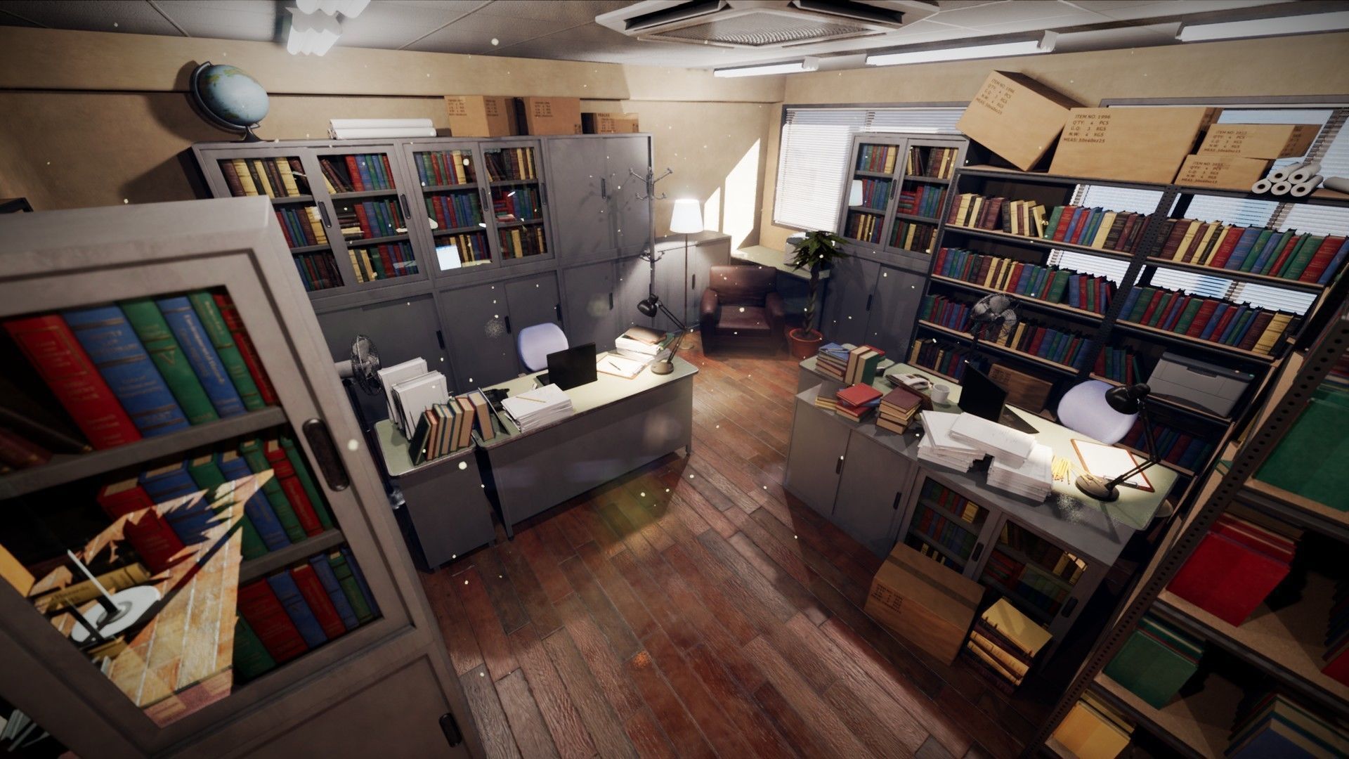 Lawyers Office - Environment for Crime Noir and Drama Low-poly 3D model_11