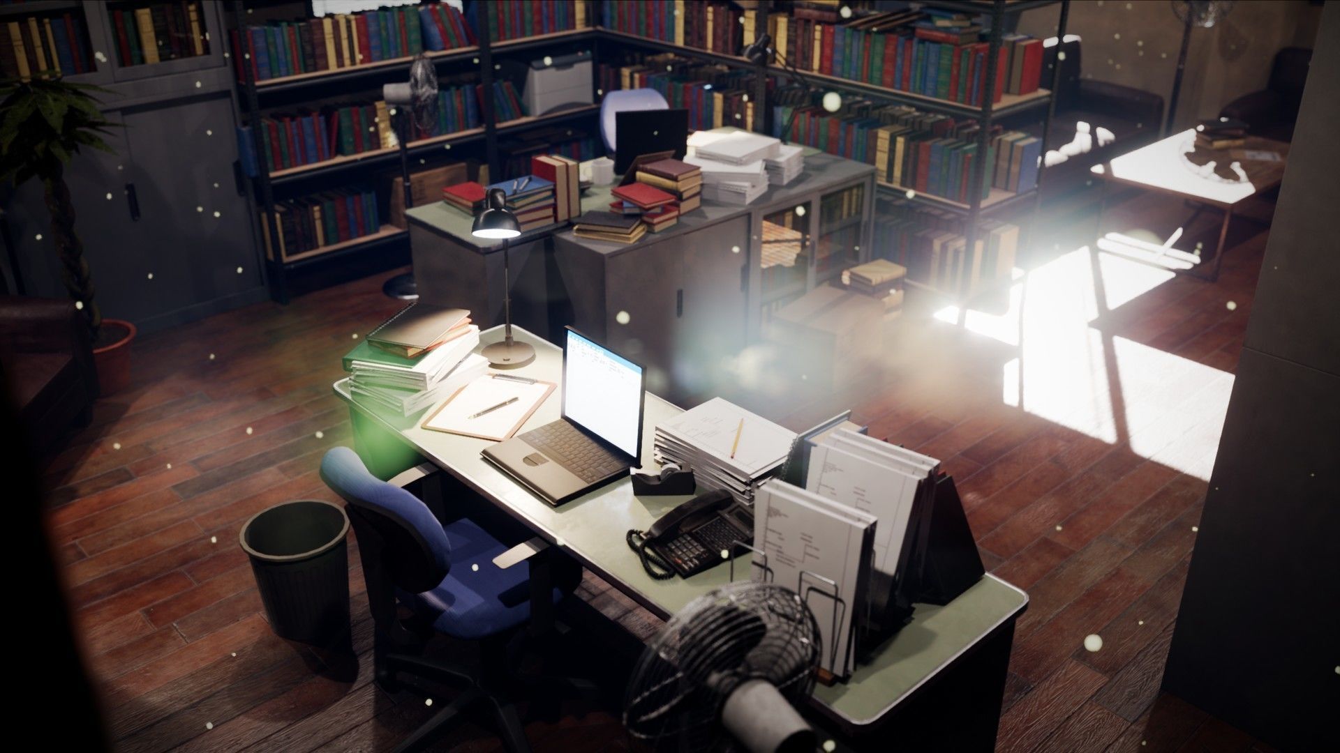 Lawyers Office - Environment for Crime Noir and Drama Low-poly 3D model_8