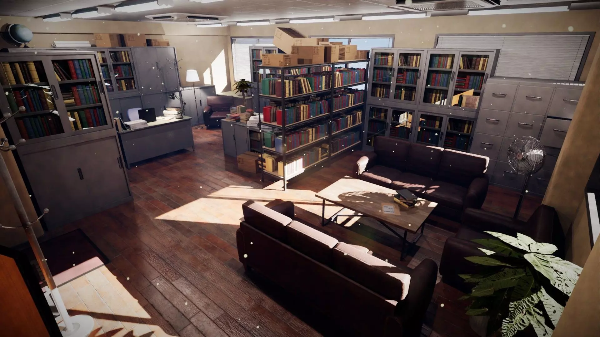 Lawyers Office - Environment for Crime Noir and Drama Low-poly 3D model_0